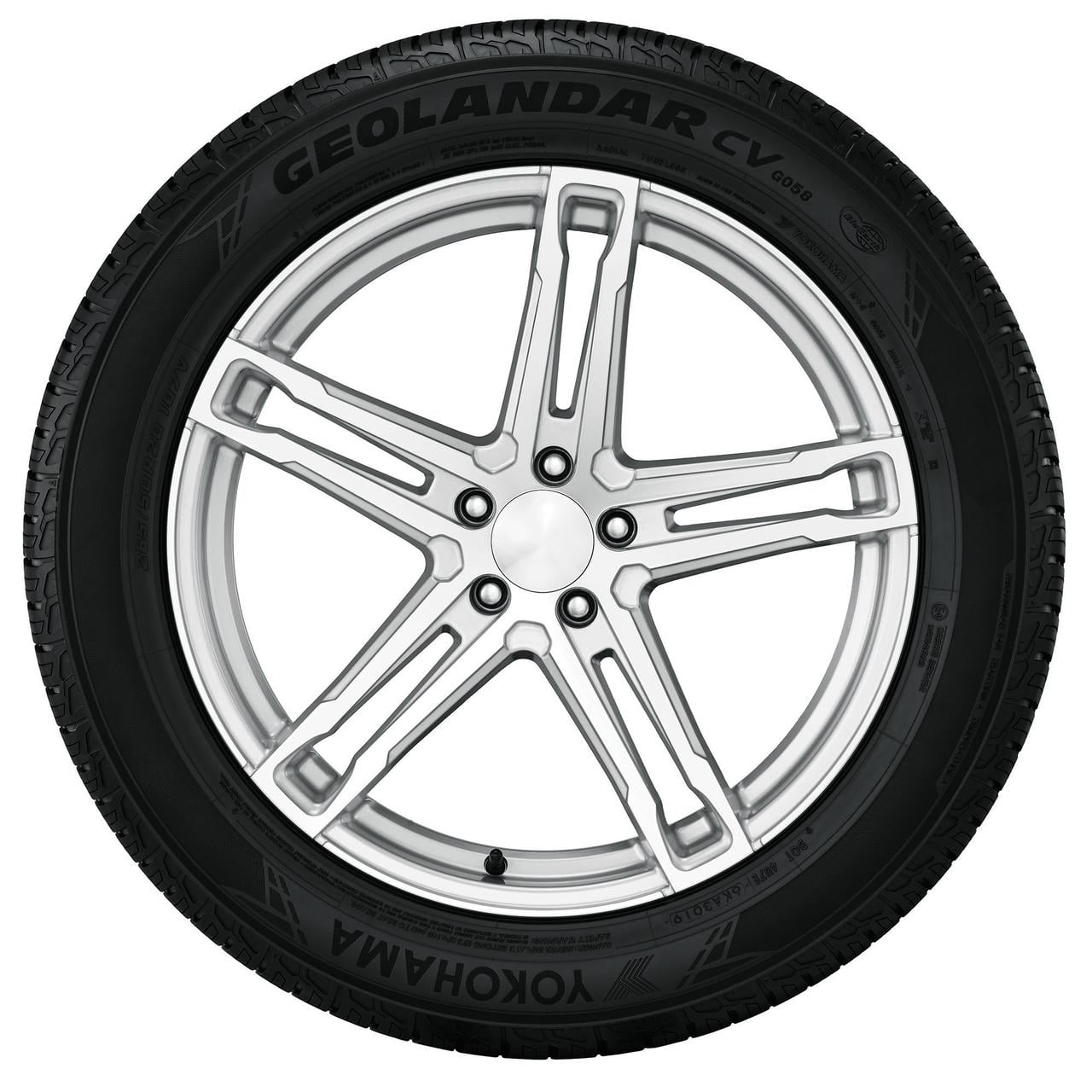 Yokohama Geolandar CV G058 All-Season SUV Crossover Tire (235/65R18) da1ev