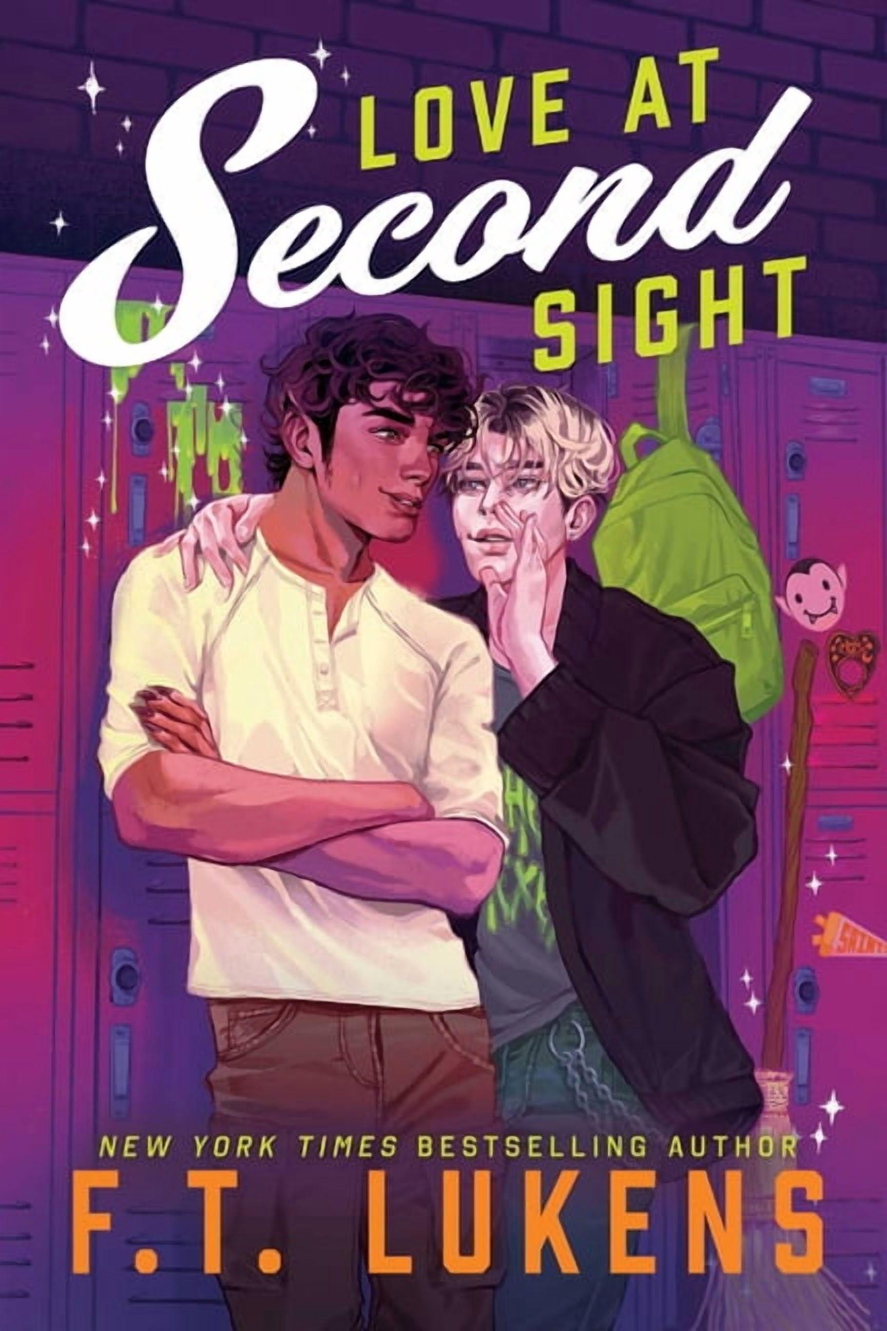 F T Lukens Love at Second Sight Young Adult Fiction Novel (Hardcover, 368 Pages) 0zt0x