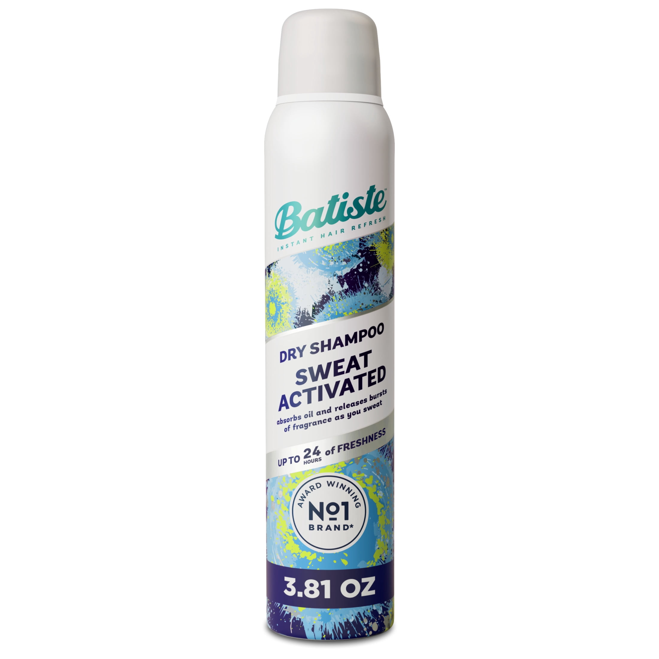 Batiste Sweat Activated Dry Shampoo, Oil Absorbing Hair Refreshing Spray (3.81 oz) 3ufbt