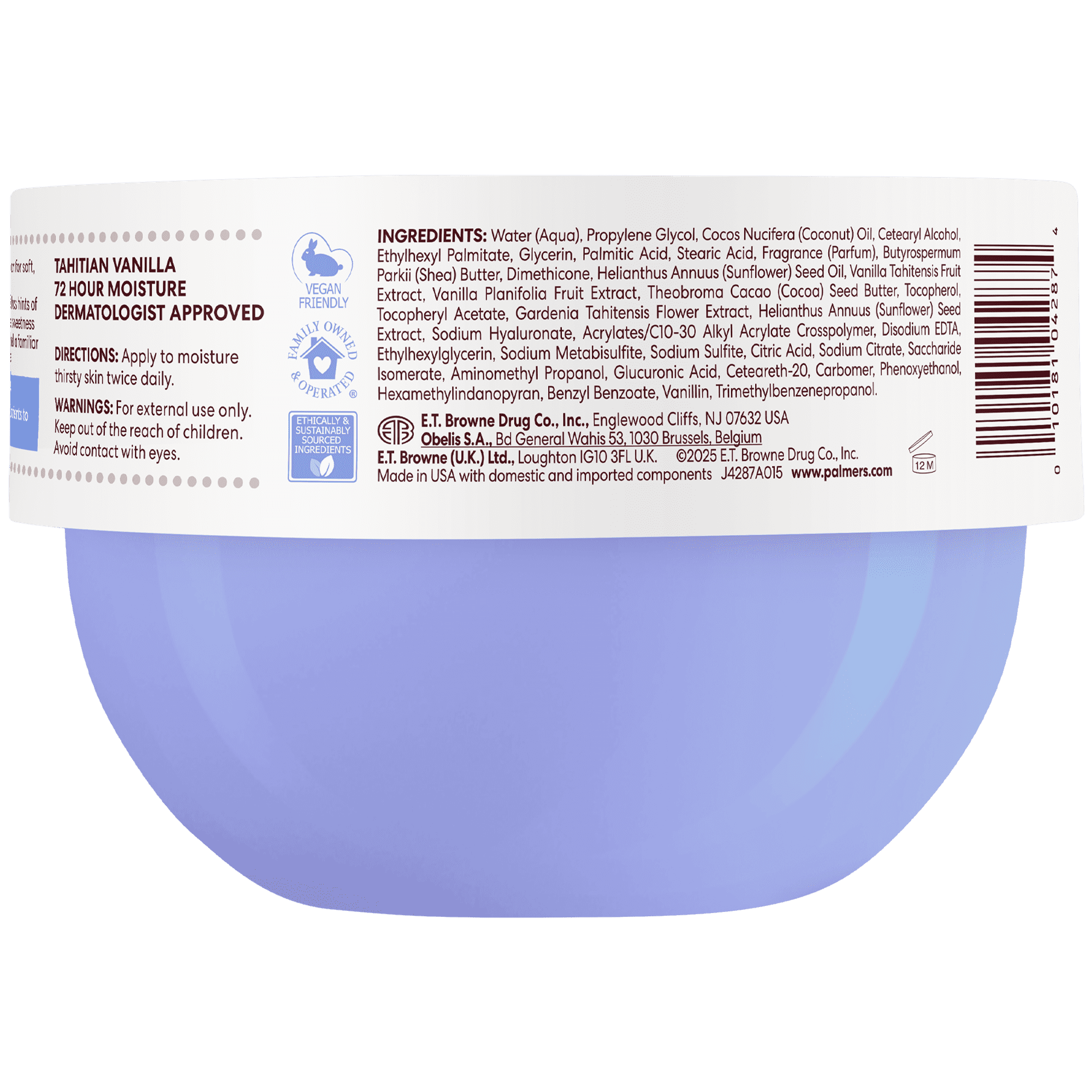 Palmer's Moisture Drench Hydrating Body Cream, Tahitian Vanilla (8.8 oz) 0g4yi