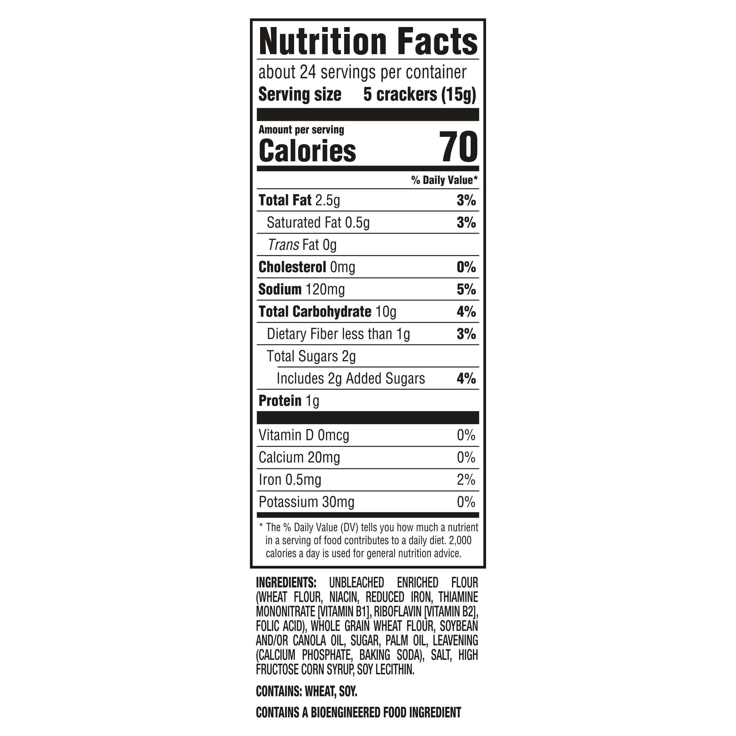 RITZ Whole Wheat Crackers, Crispy Baked Snack Crackers for Appetizers and Lunch (3 Pack, 12.9 oz) ckir5