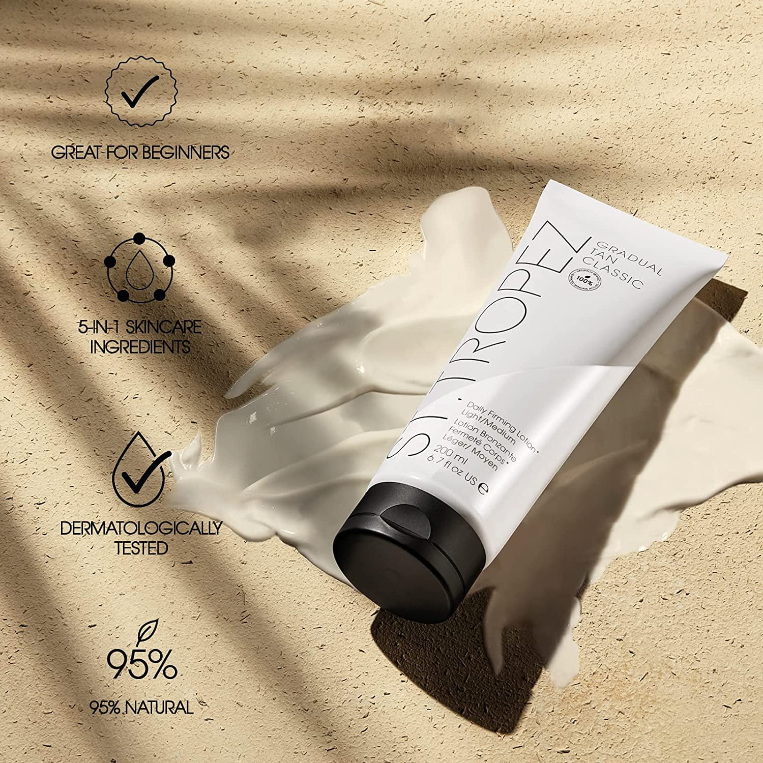 St. Tropez Gradual Tan Classic Daily Firming Lotion (Medium/Dark, 6.7 fl oz) rlkp6