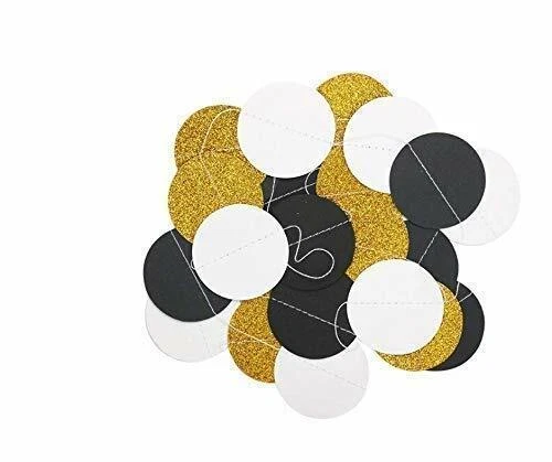 GLEAM 85 Piece Black & Gold Party Decoration Set (Happy Birthday Banner, Party Supplies) rq9gp