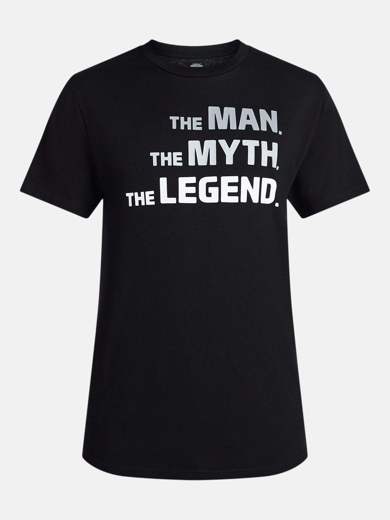 Way To Celebrate Men's Dad Myth Legend Graphic Tee (Black, XS-5XL) 3yl6v