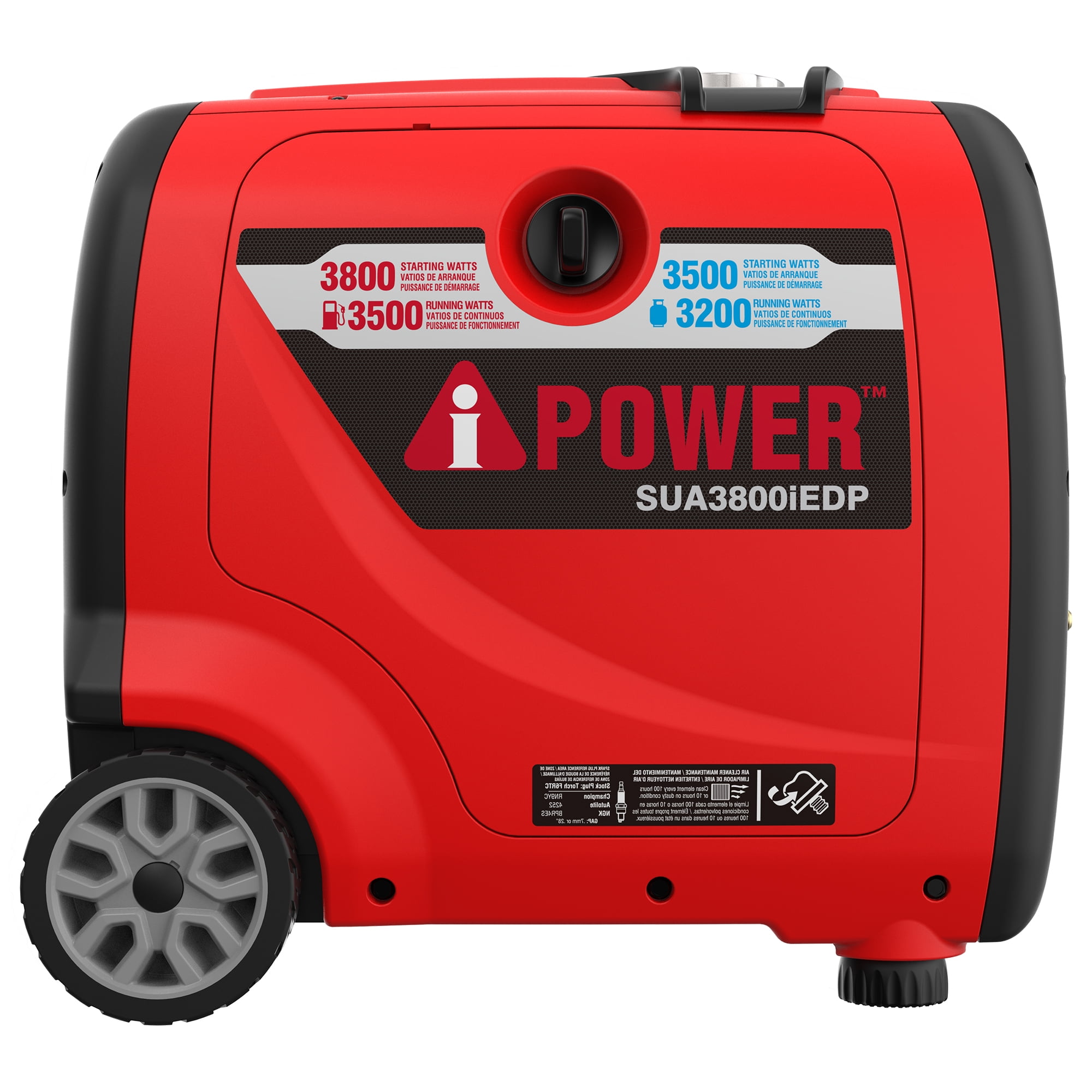 A-iPower SUA3800i Dual Fuel Digital Inverter Generator (3800W, Portable) 2ymmk