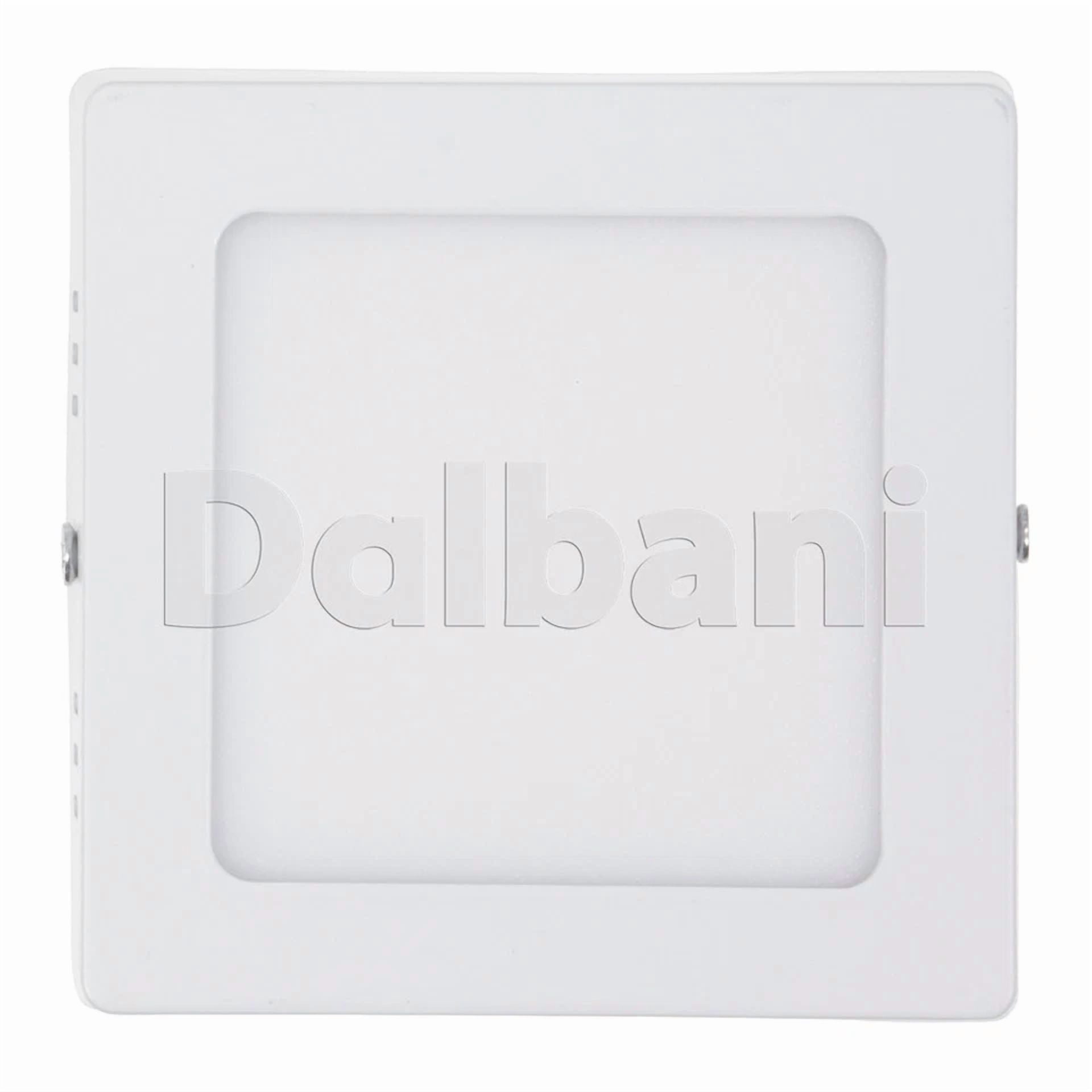 Knack 6W LED Square Surface Mounted Ceiling Panel Light (3000K Warm White, 4.7 in) s5cs6