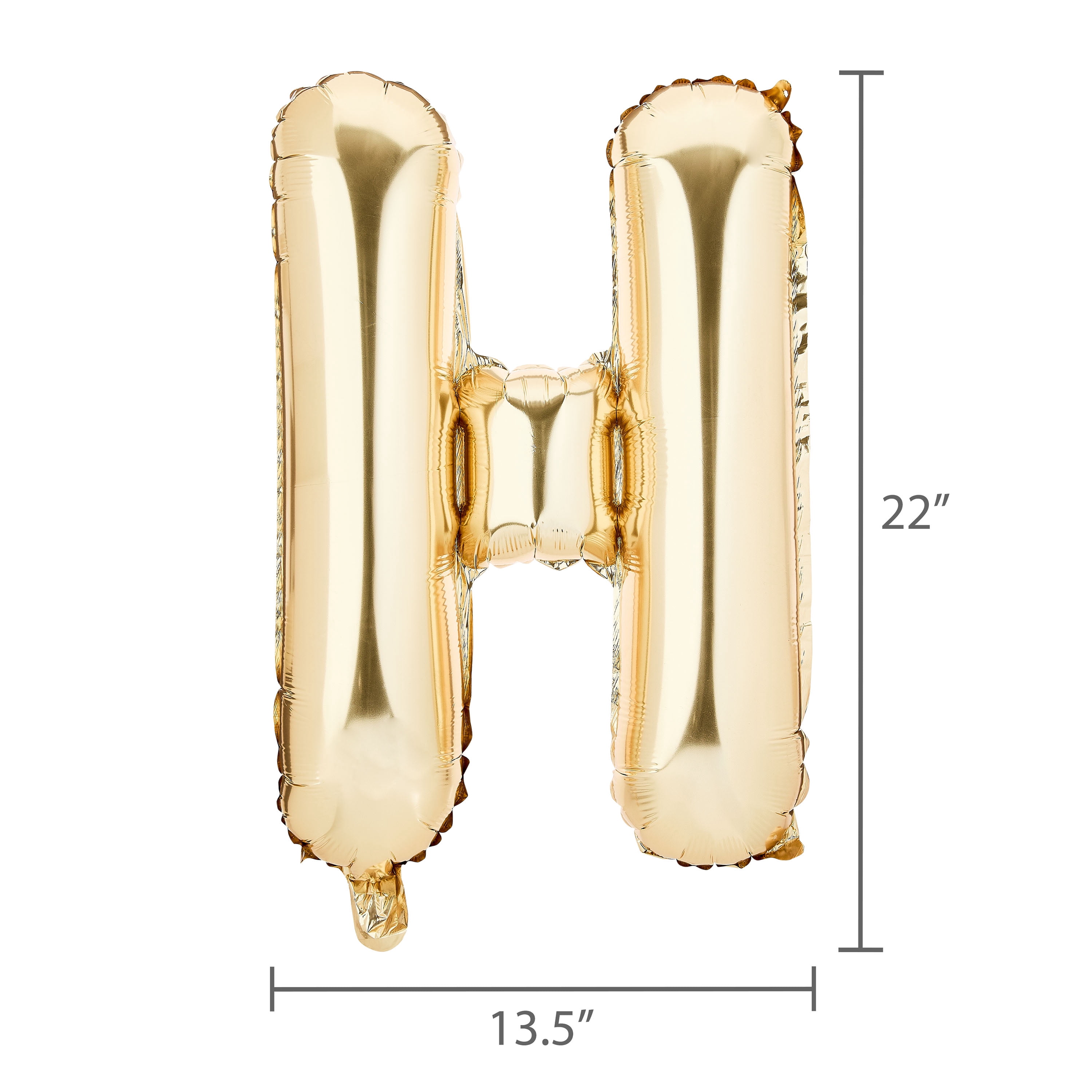 Way To Celebrate Happy Birthday Balloon Banner Kit (Gold, 16 Pieces) giptf