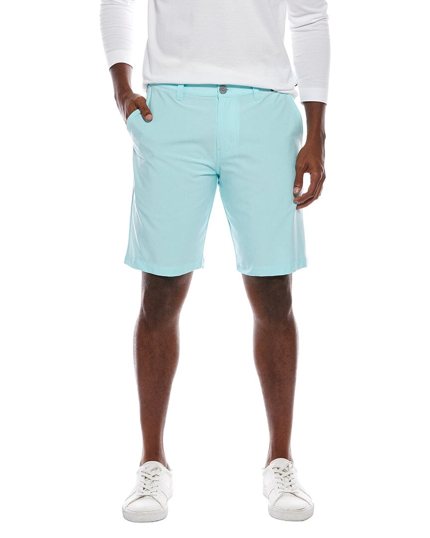 TravisMathew Men's Sand Harbor Performance Shorts (Seafoam, 38 in) sv4hh