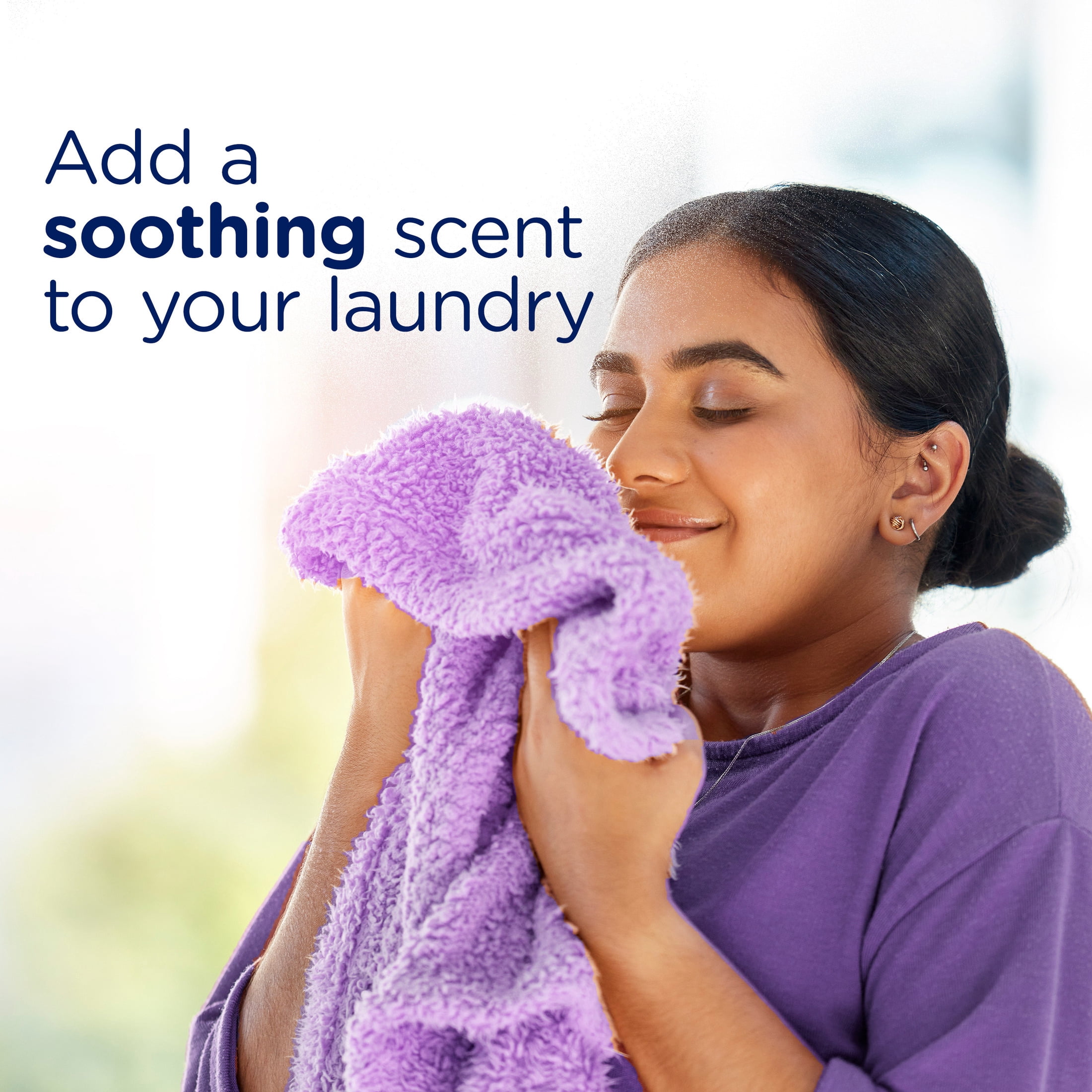 Downy Infusions In-Wash Scent Booster Beads, Calm Lavender and Vanilla Bean (24 oz) cr9tt