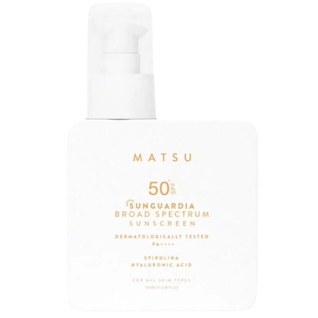 Matsu Sunguardia Broad Spectrum SPF 50+ Sunscreen, Lightweight Daily UV Protection (3.38 fl oz) qcl19