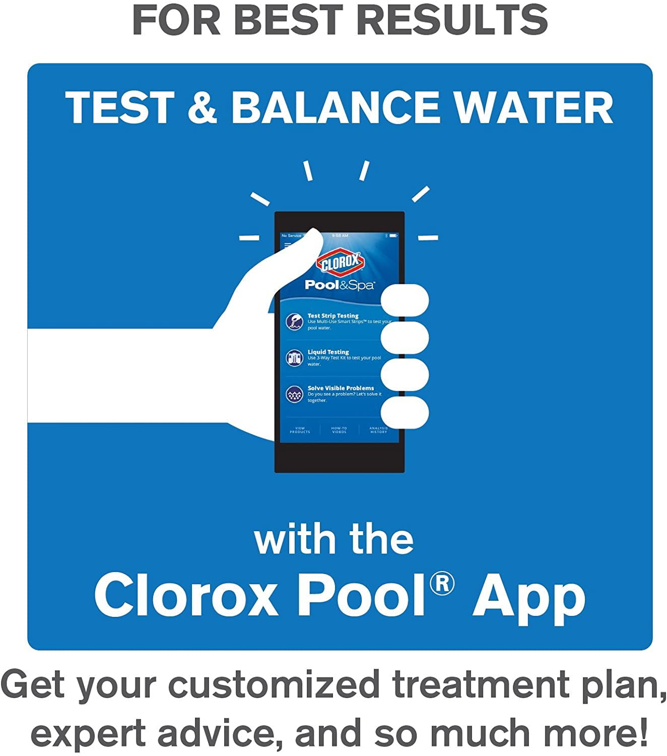 Clorox Pool&Spa Shock XtraBlue 6-in-1 Formula Fast-Dissolving Pool Sanitizer (2 lb Total, 2 Pack) gojv8 - Image 4