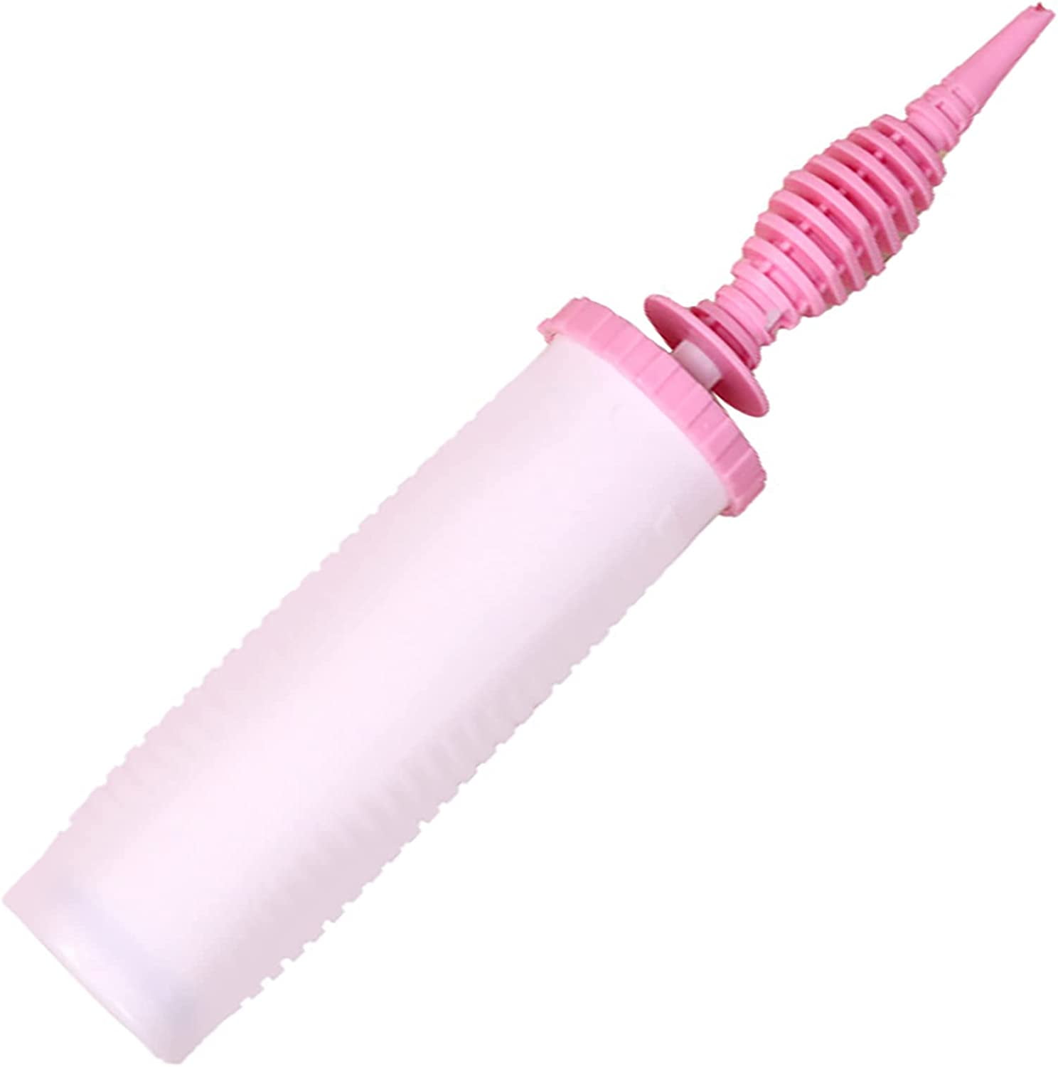 Generic Balloon Pump Handheld Two-Way Dual Action Inflator for Latex and Foil Balloons (Pink, 1 Piece) c79ck