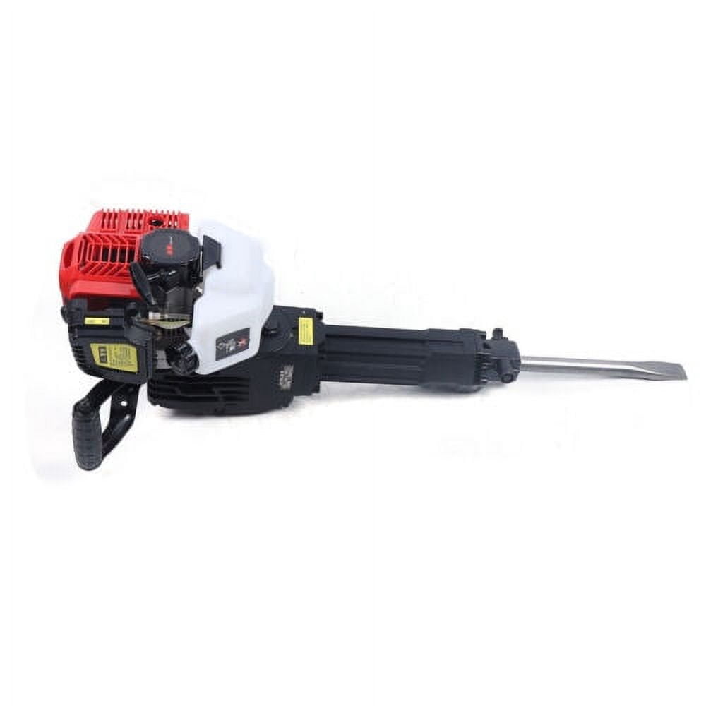 Generic Gas Demolition Jack Hammer 1900W Concrete Breaker with Flat and Point Chisel Bits (1900W) 3ypu9
