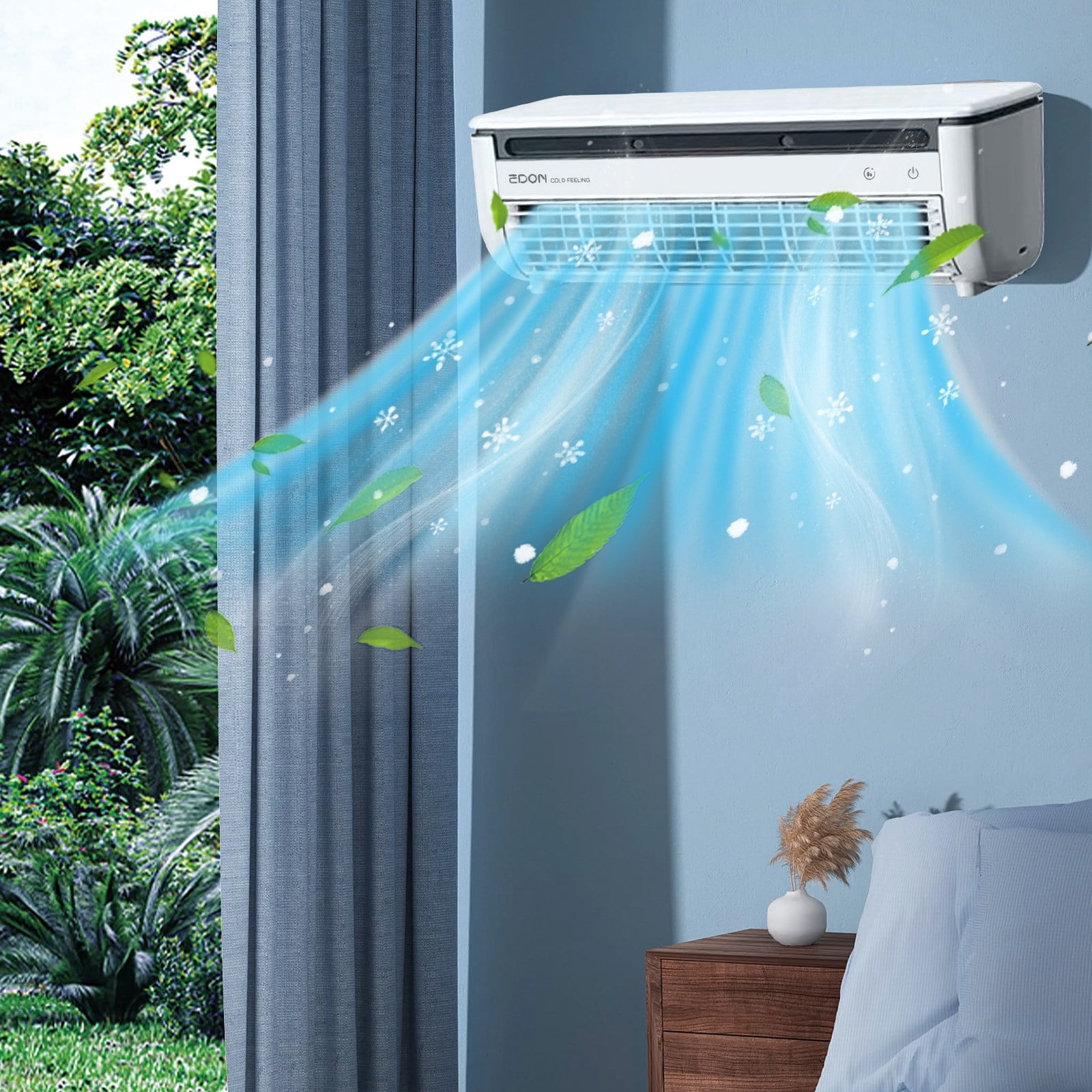 FYHALE 12000 BTU Mini Split Air Conditioner and Heater (White, 750 Sq.ft) q1xlg