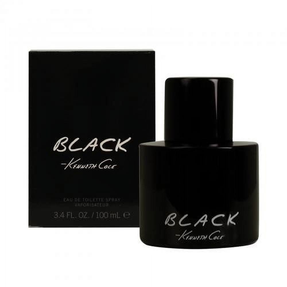 Kenneth Cole Black Eau de Toilette Cologne for Men (Black, 3.4 fl oz) 5fp2n