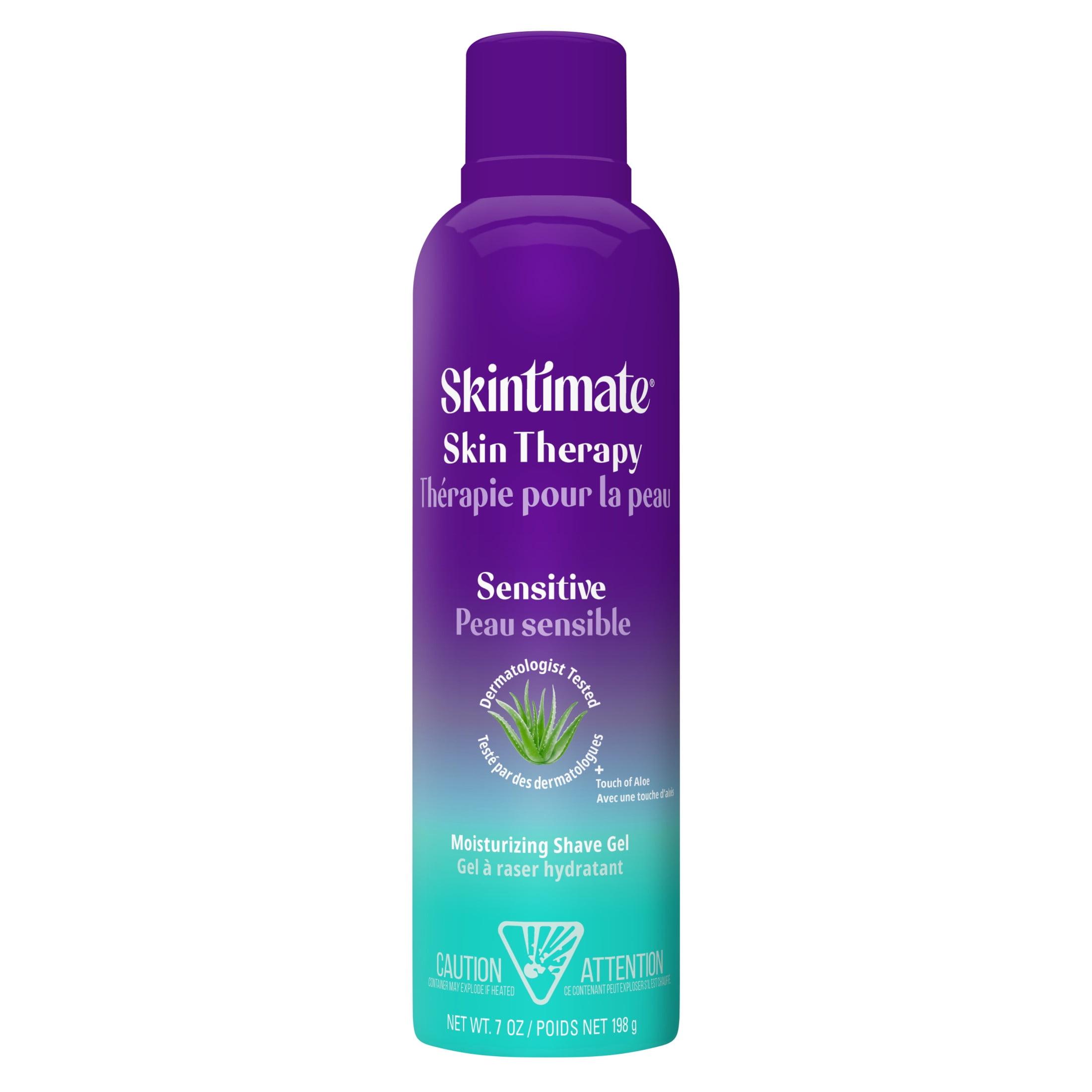 Skintimate Skin Therapy Sensitive Shave Gel for Women, Moisturizing Shaving Cream (7 oz) 84gq7
