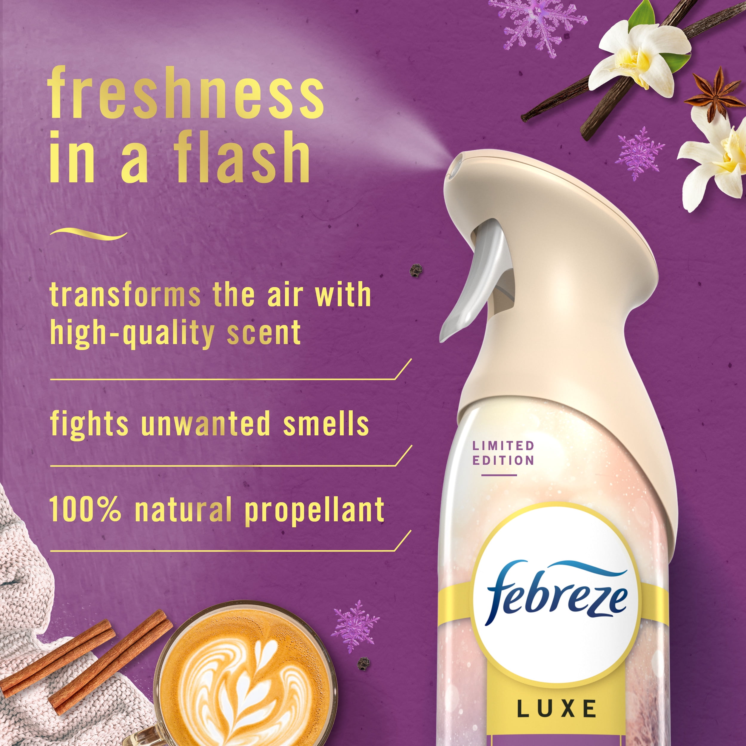 Febreze Air Freshener Room Spray, Odor-Fighting Home Fragrance, Cuddle Weather (8.8 oz) 2zqfj