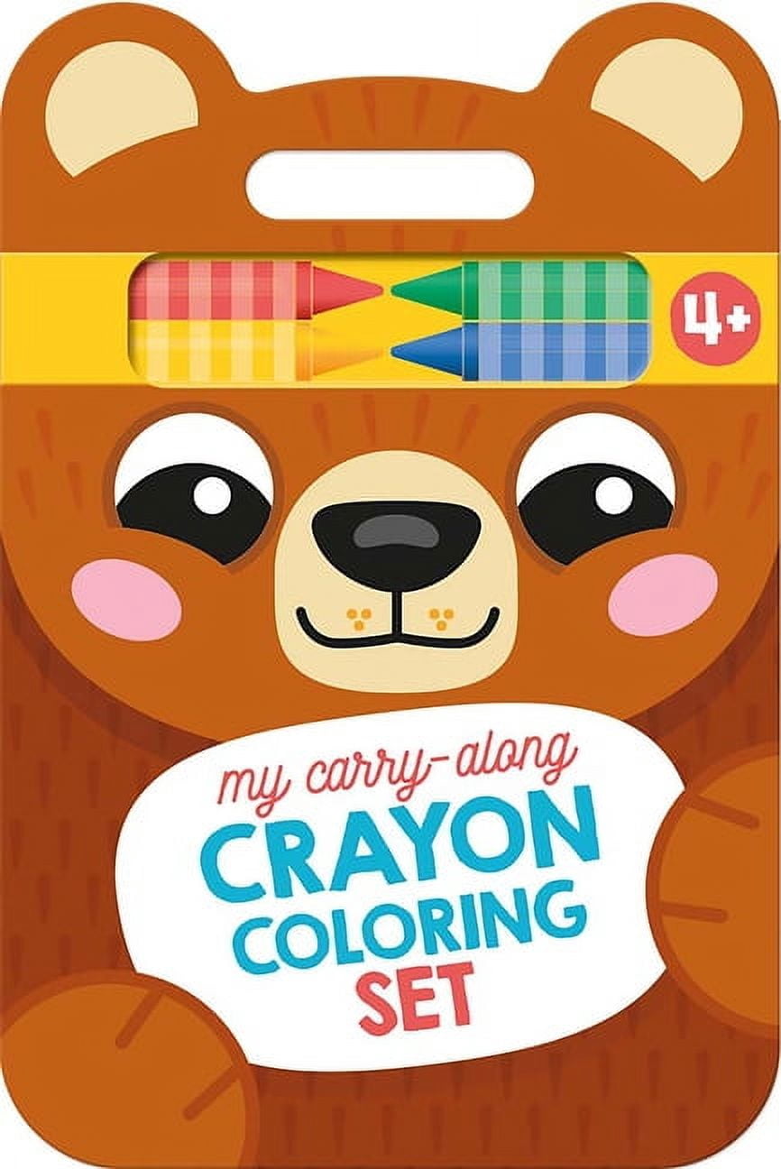 Yoyo Books Carry-Along Coloring Activity Set with Crayons (Bear & Friends, 96 Pages) 8u784