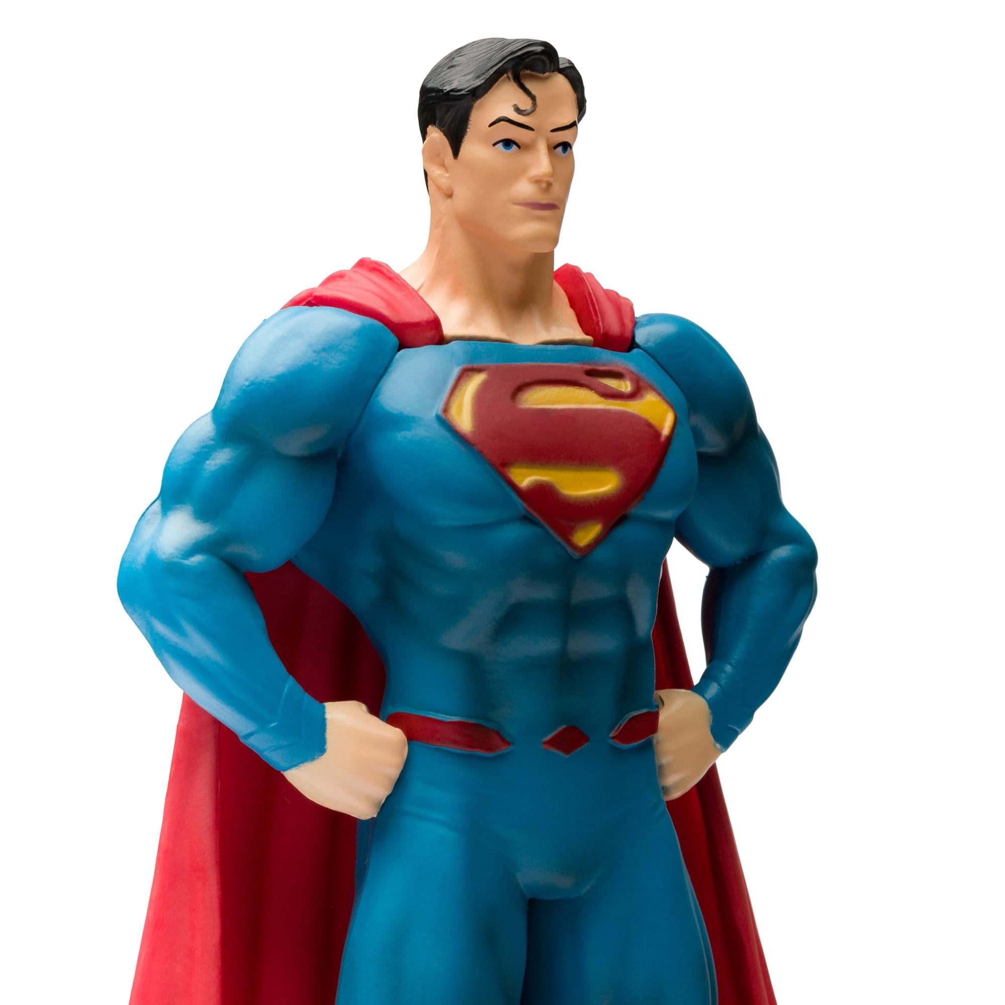 DC Comics Superman and Wonder Woman Collectible Figurine Set with Illustrated Guidebook (5 in) znk88