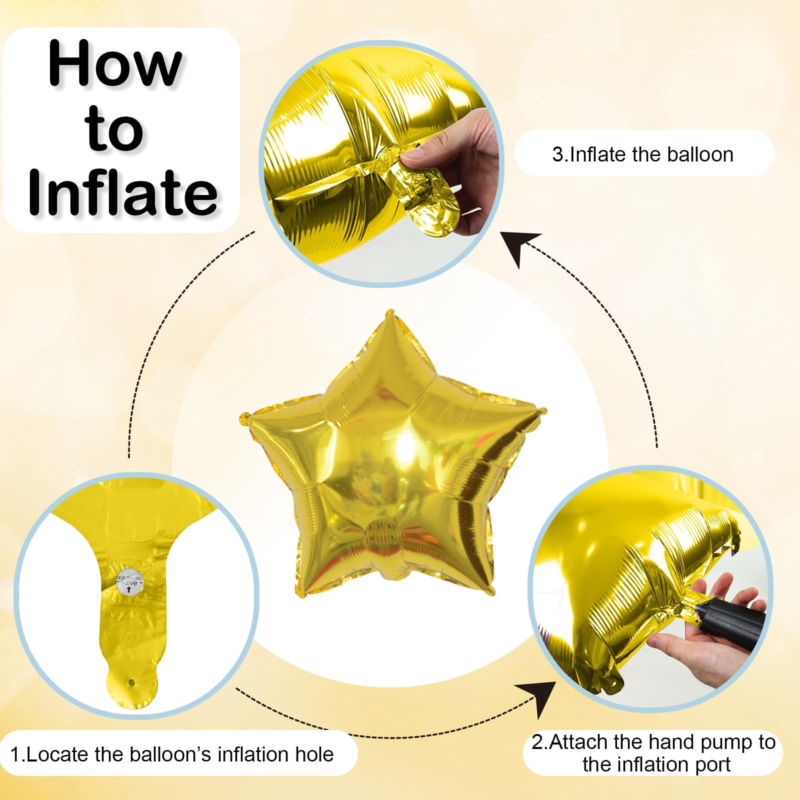 OuMuaMua Graduation Party Balloons Class of 2026, Blue and Gold Foil Mylar Balloon Set (10 Pack, 18 in to 19 in) ujhet