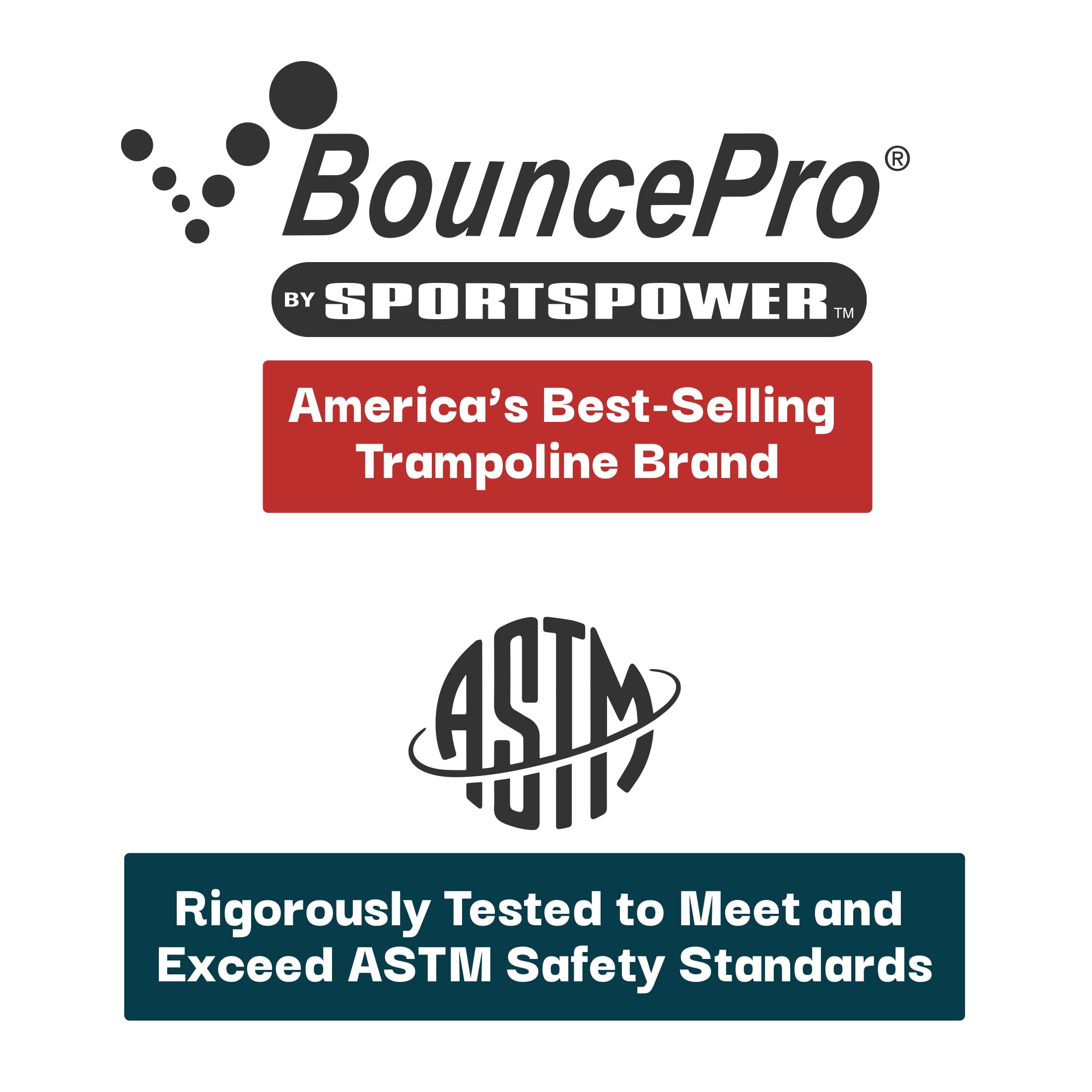 Bounce Pro 14ft Trampoline with Safety Enclosure, Heavy-Duty Rust-Resistant Steel Frame (Blue, 14 ft) cagua