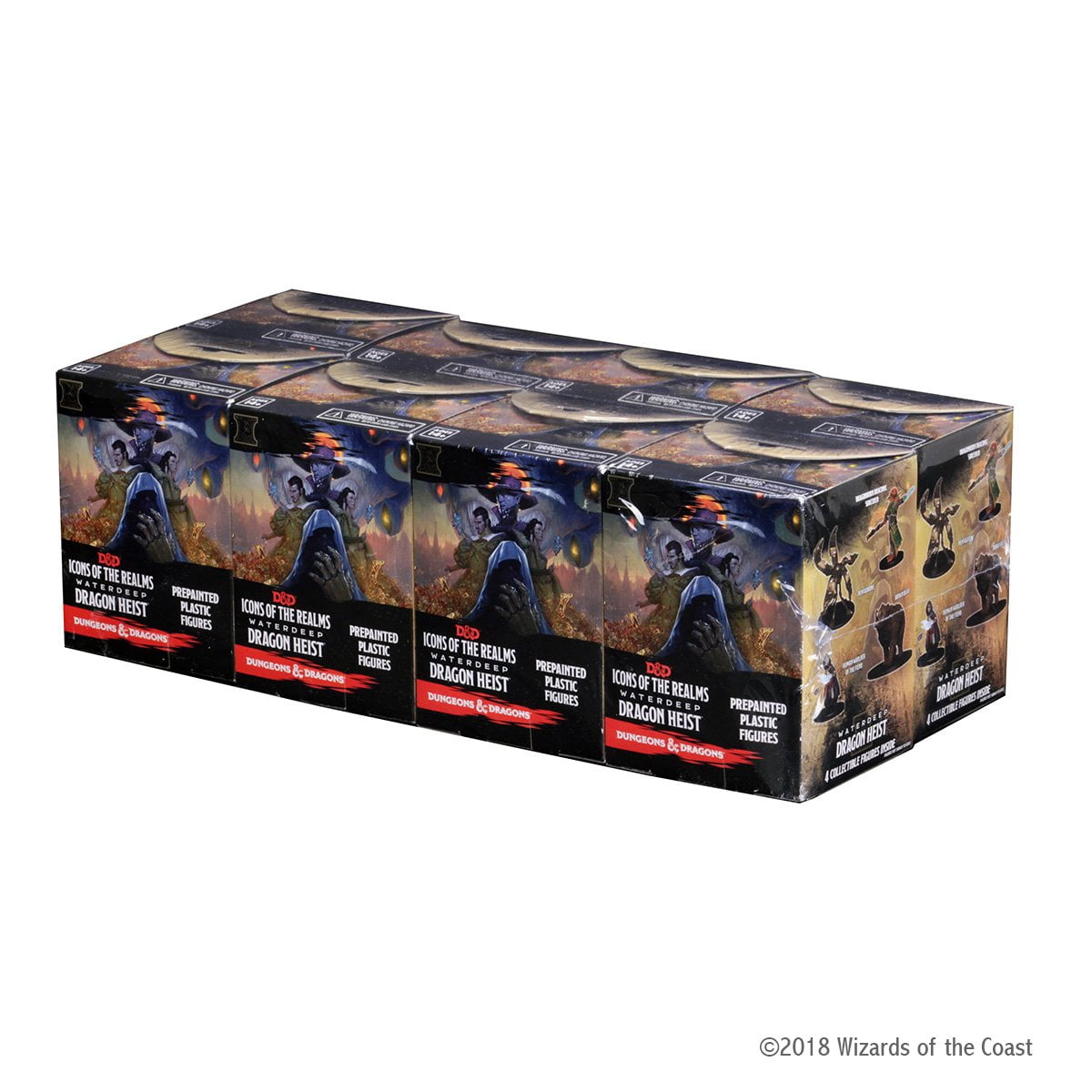 WizKids D&D Icons of the Realms Waterdeep Dragon Heist Booster Brick (8 Count) 2doe2