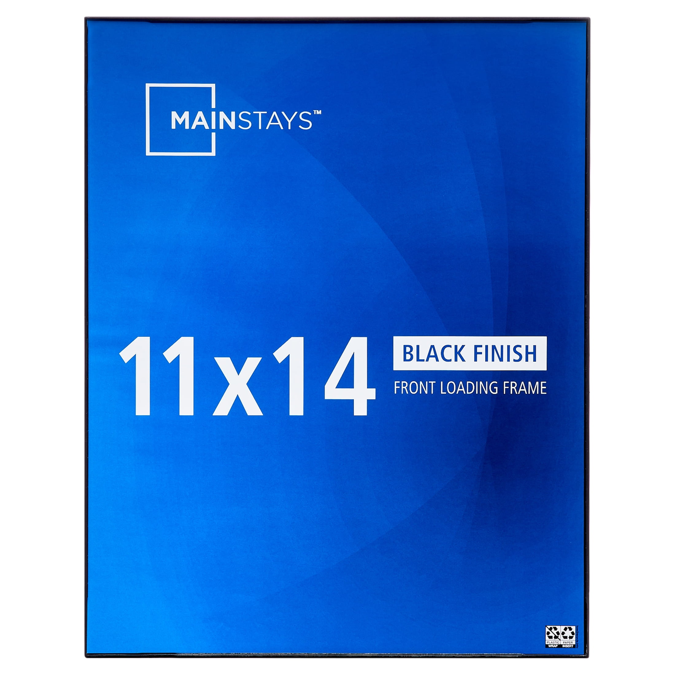 Mainstays 11x14 Picture Frame Front Loading Wall or Tabletop Display (Black) 9n2z1