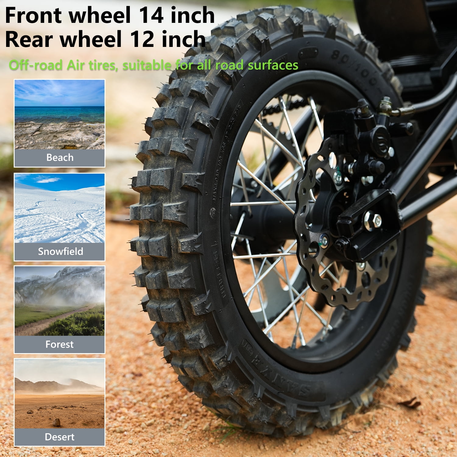 VIPCOO Electric Mountain Bike, High-Speed Off-Road E-Bike with Fat Tires, 330 lb Load Capacity (Black, 63 in) ob9hb