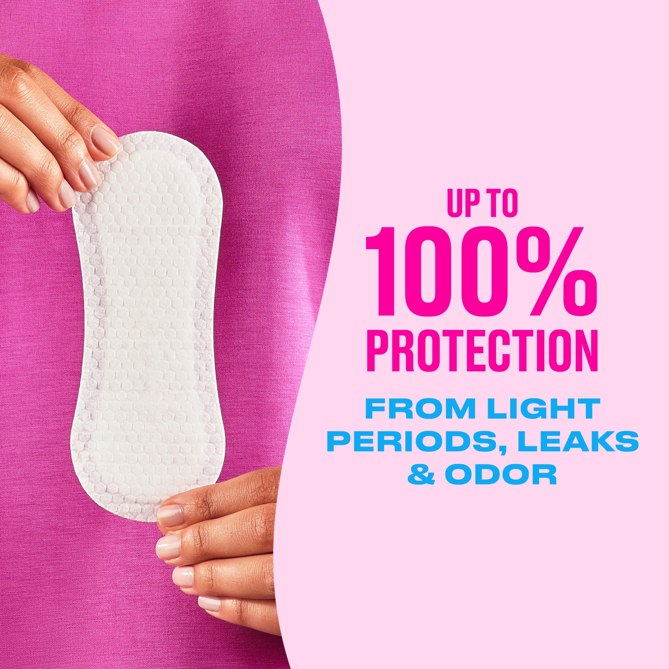 Carefree Panty Liners, Extra Long, Unscented Daily Feminine Protection (93 Count) 93a5p