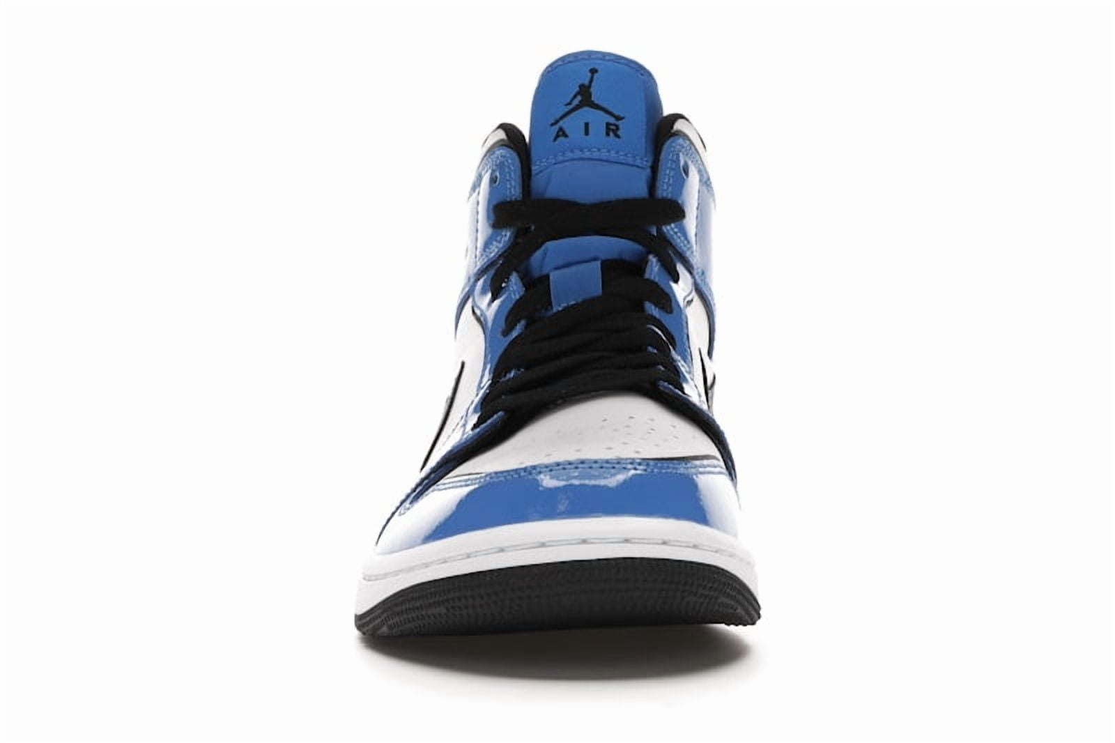 Jordan Men's 1 Mid Basketball Shoes Signal Blue (Blue, 8 US) cknqd