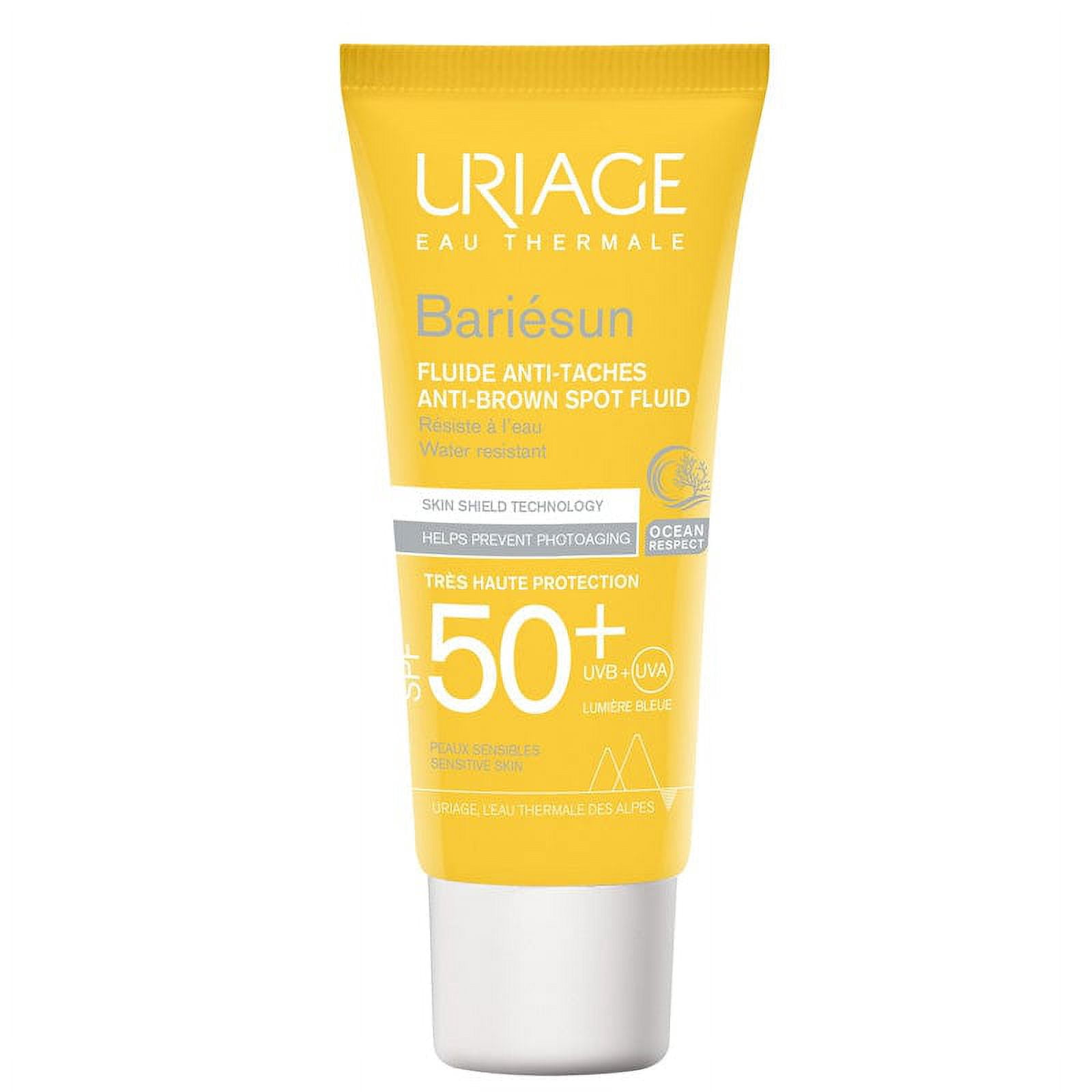 Uriage Bariésun SPF50+ Anti-Brown Spot Fluid High Protection Sunscreen (1.35 fl oz) v7zah