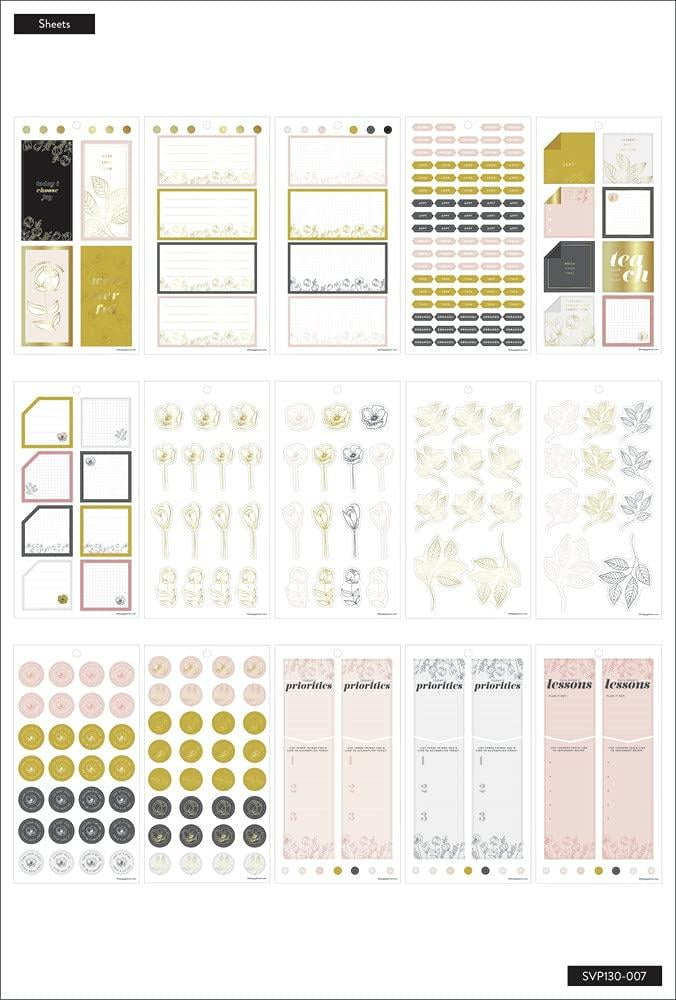 Happy Planner Sticker Value Pack (Fancy Florals, 573 Pieces) vzrcd - Image 4