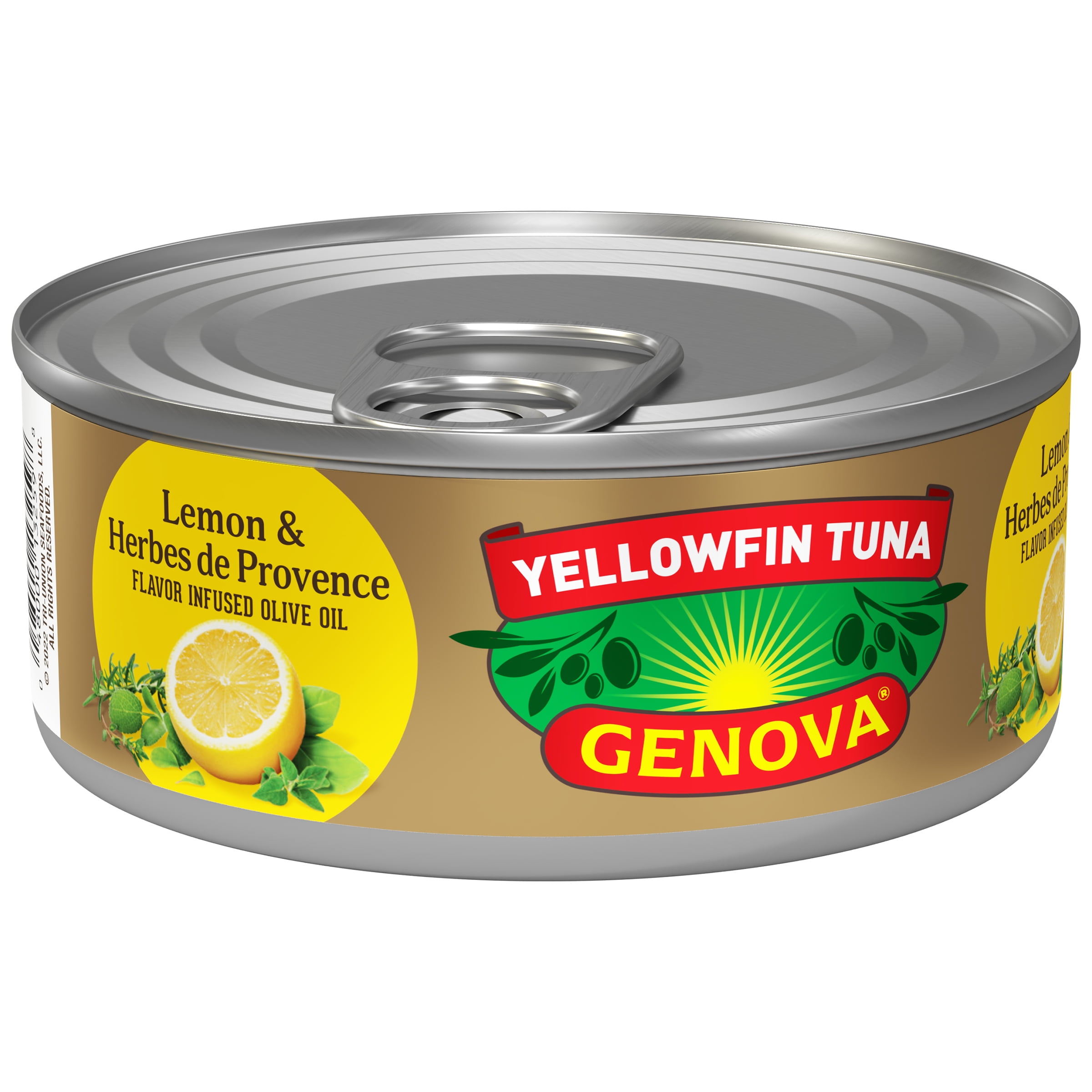 Genova Premium Yellowfin Tuna in Lemon and Herbes de Provence Infused Olive Oil (5 oz) ktsha
