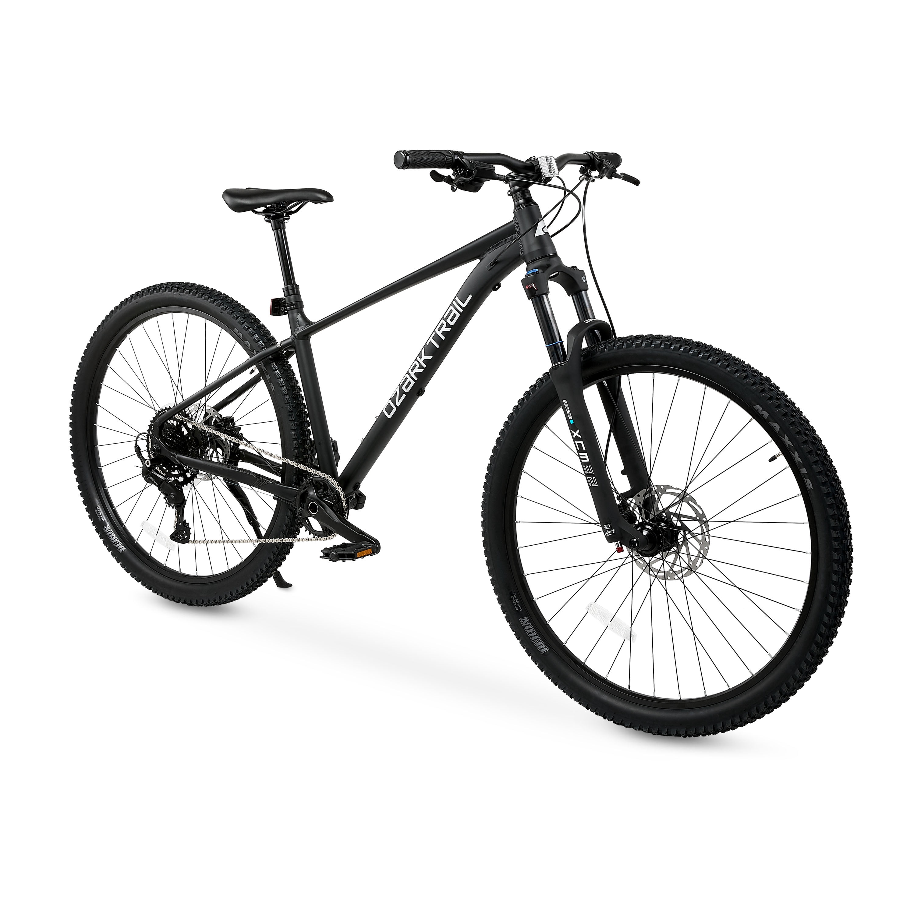 Ozark Trail 29 in M.2 Ridge Pro Mountain Bike, Durable Aluminum Frame, Hydraulic Disc Brakes (Black, Small Frame) jifut