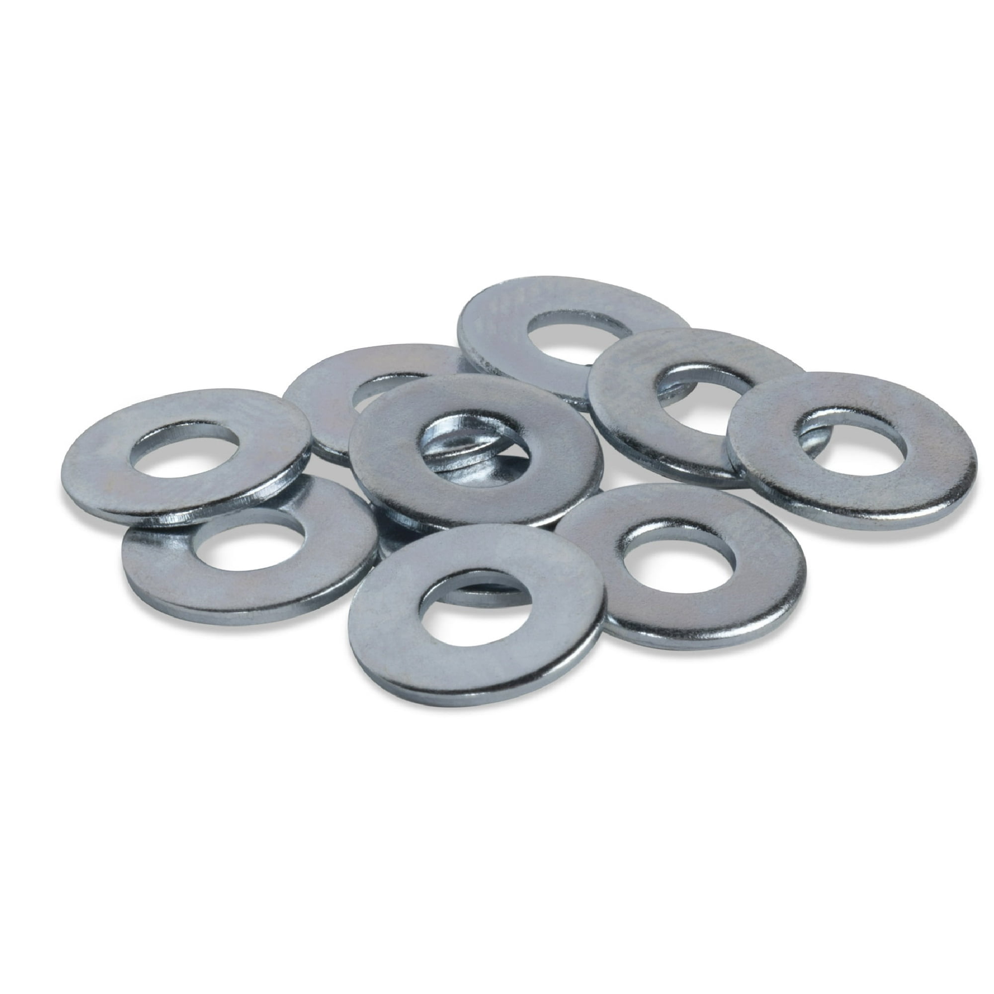 Hillman Flat Washers (Steel, Zinc Finish, #8, 45 Pack) zmny1