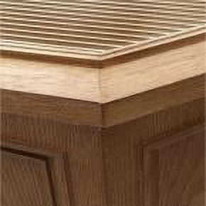 AIRCARE 696 400HB Whole House Evaporative Humidifier, Console Style (Light Oak, 5.6 gal) nopcl