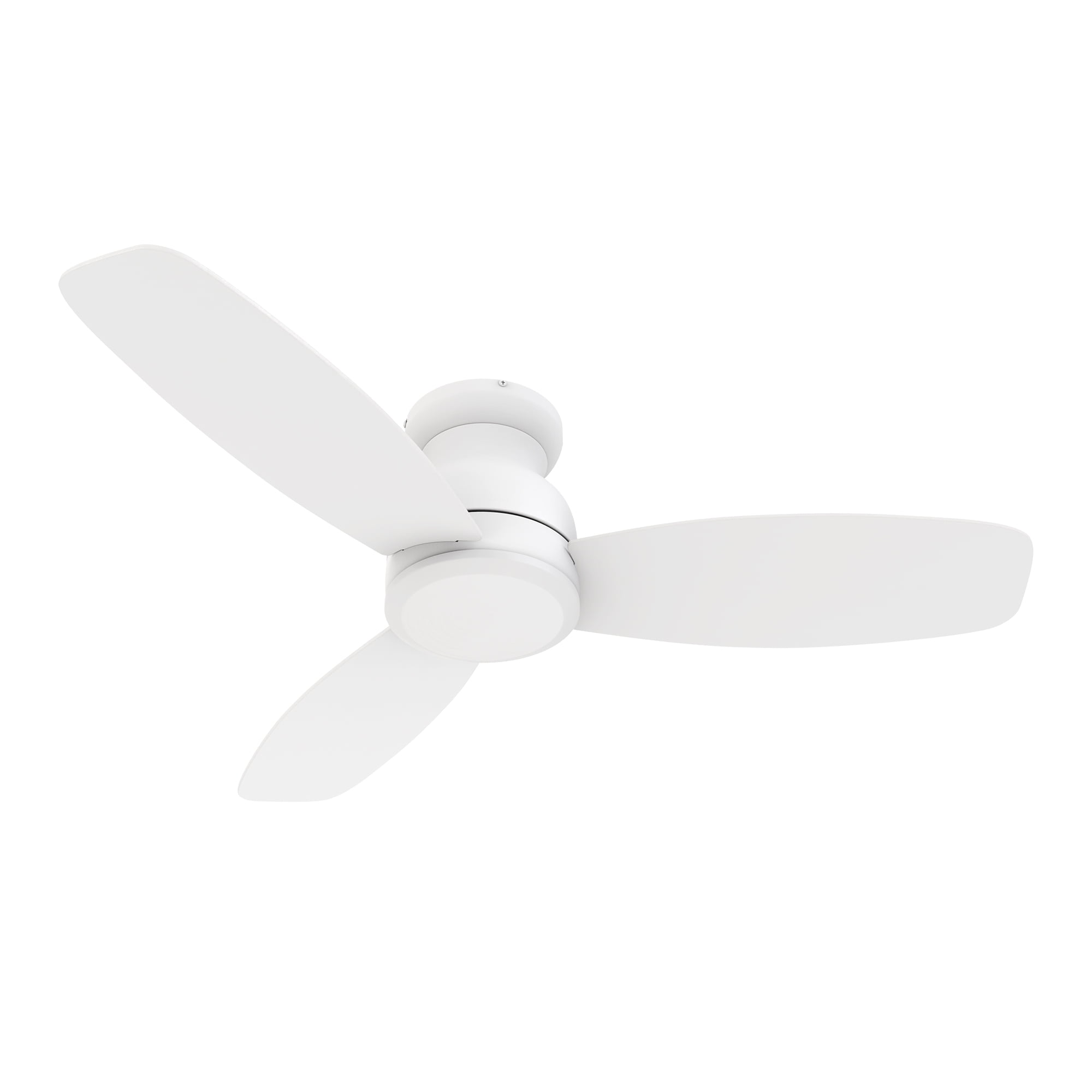 Smaair 48 in Low Profile Indoor Flush Mount Ceiling Fan with Remote Control (No Lights, 10-Speed) c2m94