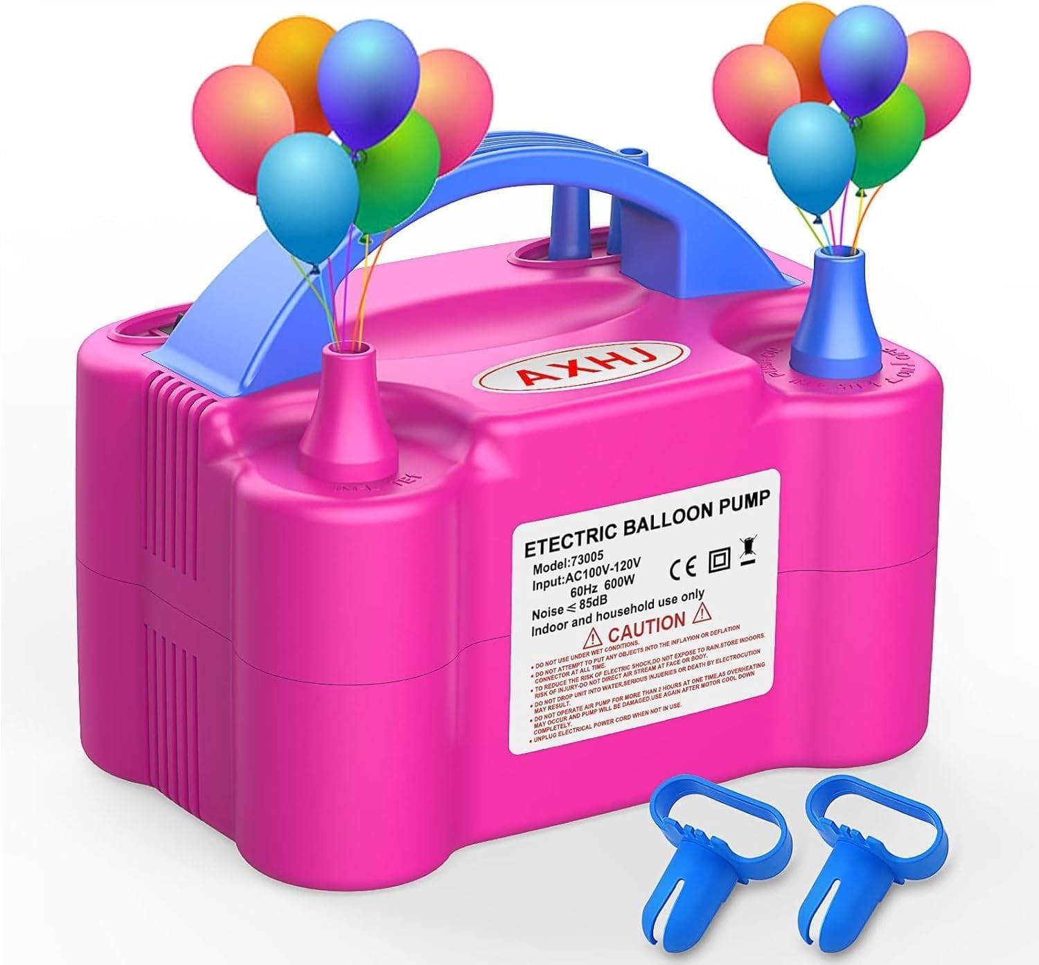Generic Electric Balloon Pump Dual Nozzle Inflator for Party Decorations (110V) ickjd