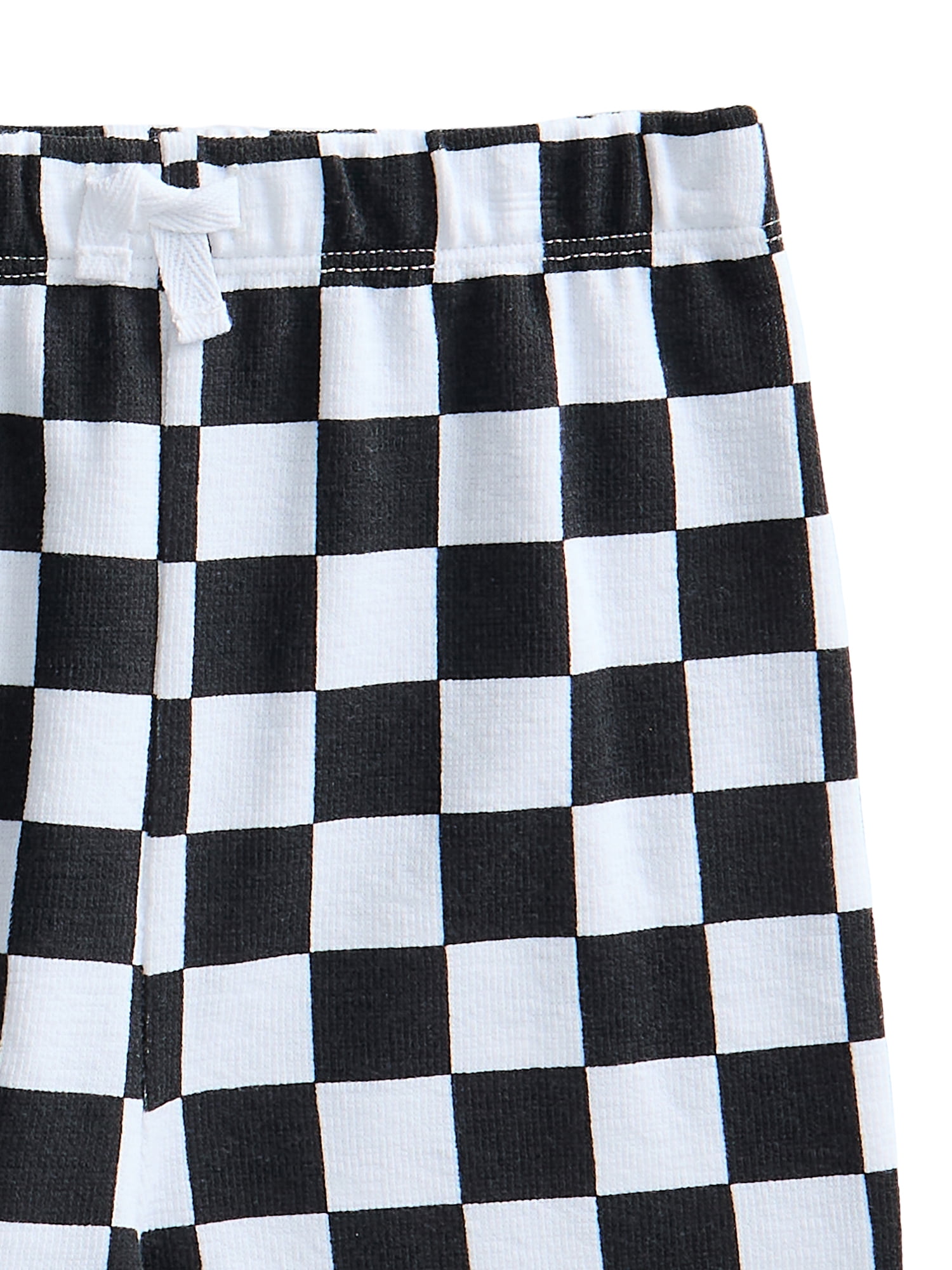 Chevrolet Baby Boys Chevy Camaro Graphic Tee and Checkered Print Pants Set (Multi, 0-24 Months) qqzsk