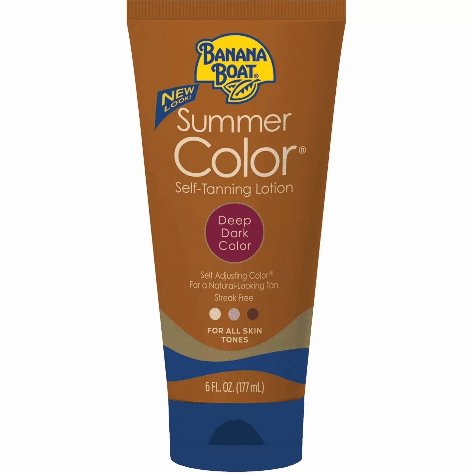 Banana Boat Summer Color Self-Tanning Lotion, Streak-Free Sunless Tanner (Light to Medium, 12 oz, 2 Pack) x0cjr