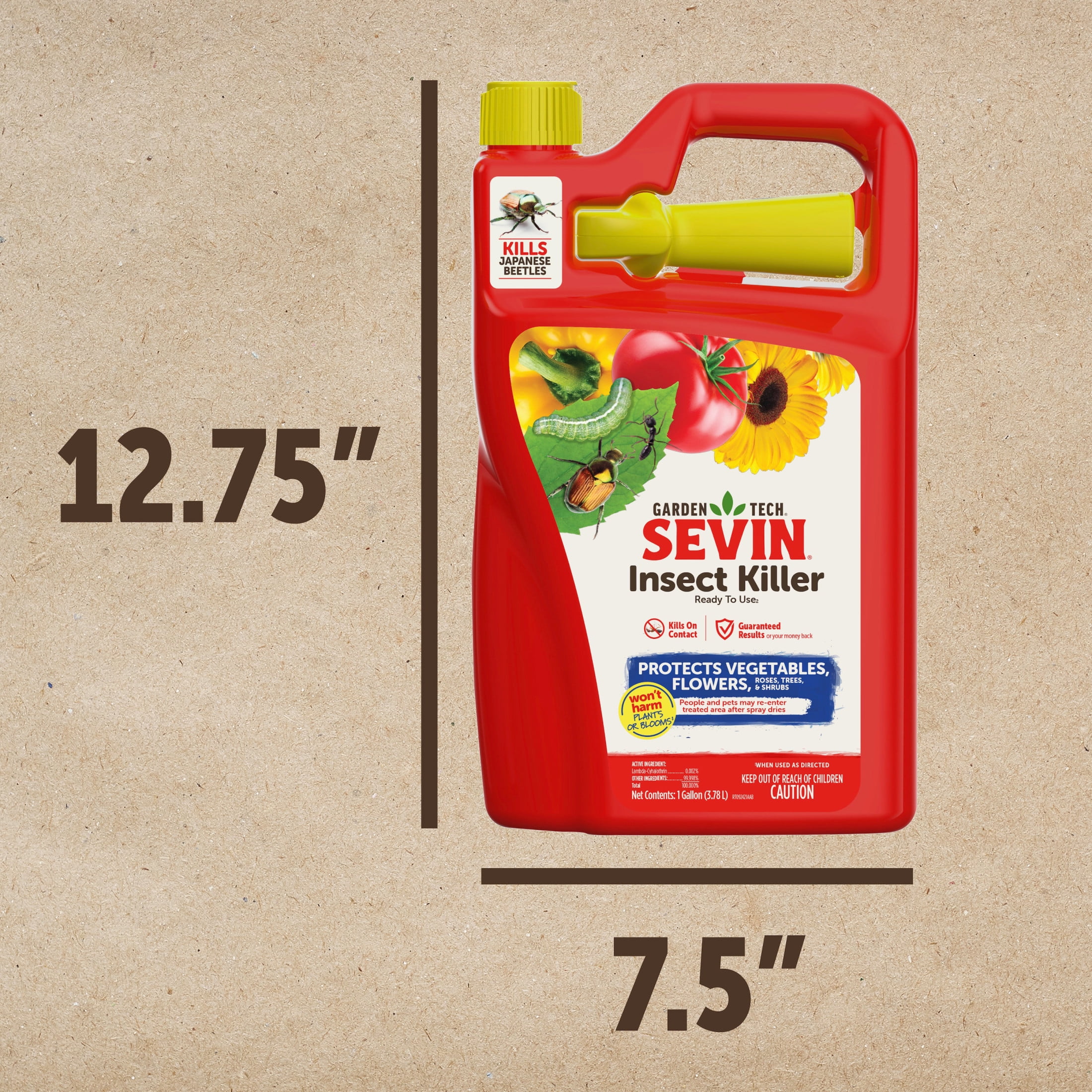 Sevin Insect Killer Ready-to-Use Spray for Gardens and Landscapes (128 fl oz) wul0j