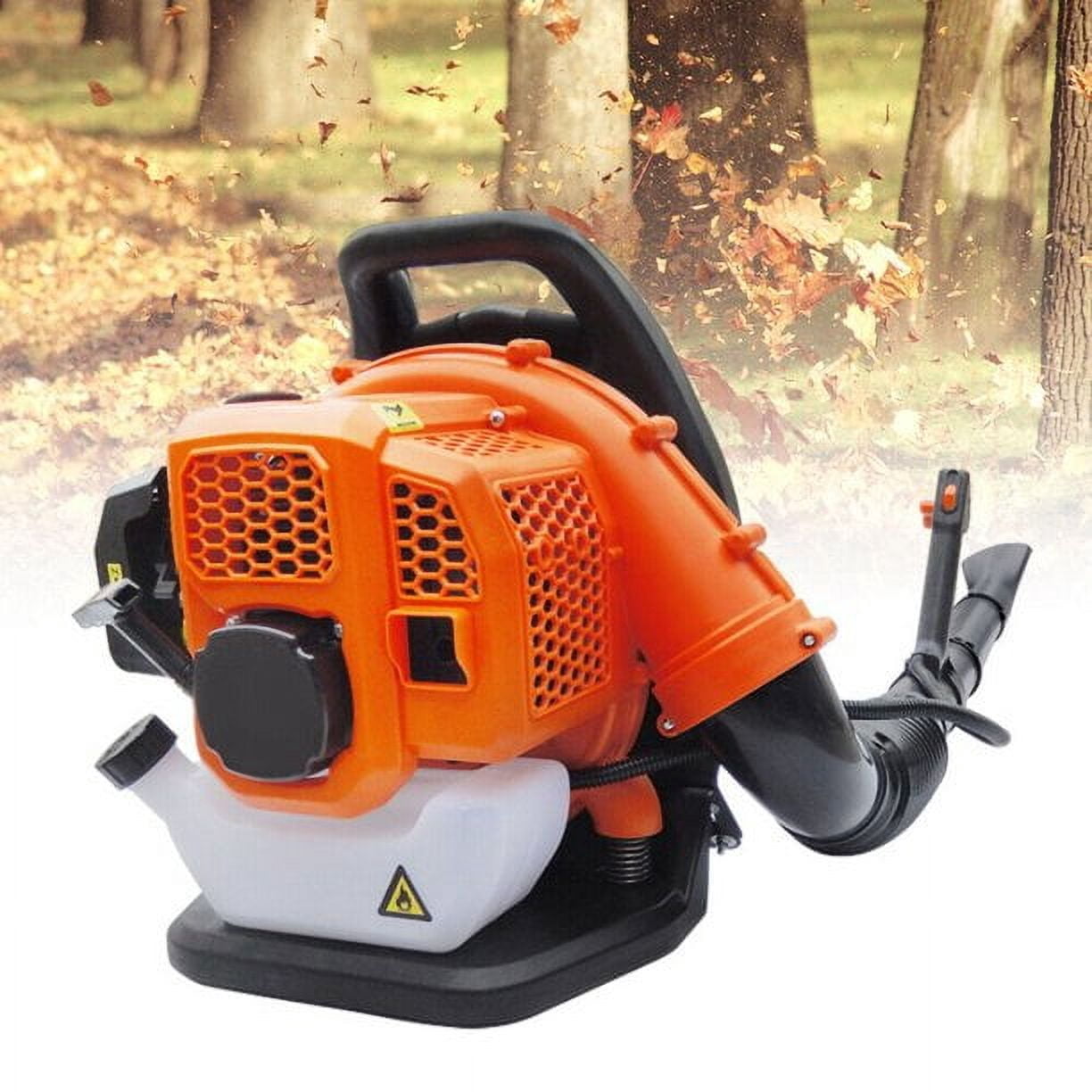 Aiqidi 2-Stroke Gas Backpack Leaf Blower, Commercial Grade Lawn & Snow Clearing Tool (42.7cc, 0.3 gal) 7kstm