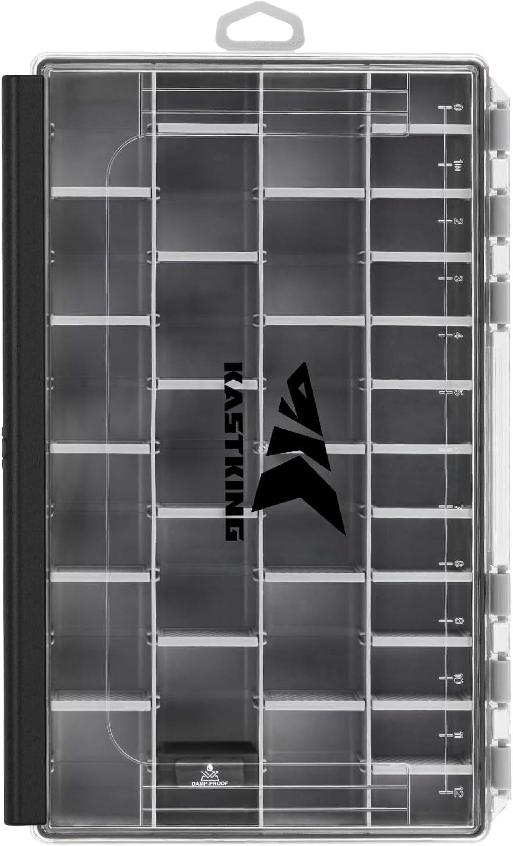 KastKing HyperSeal Waterproof Tackle Box (Black, 3700 Size) co3rt