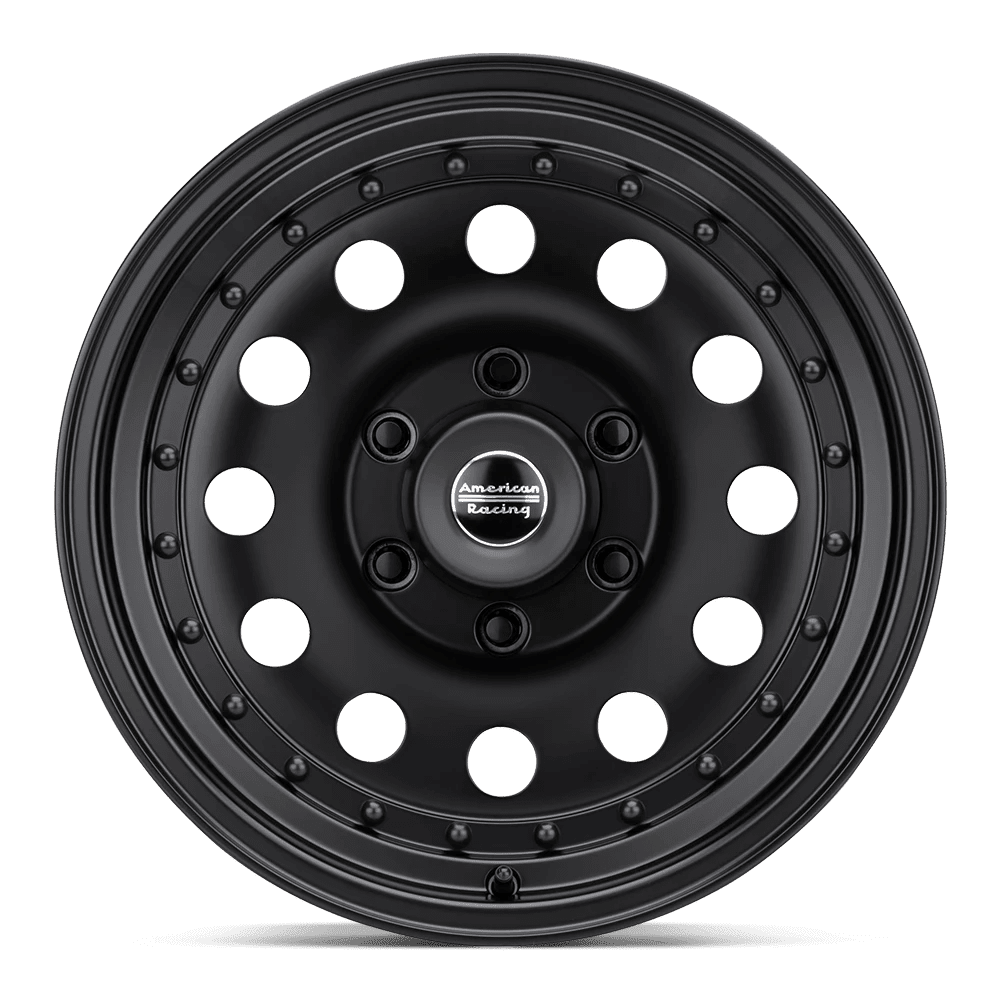 American Racing AR62 Outlaw II Aluminum Wheel (Satin Black, 15x7 in) aizer