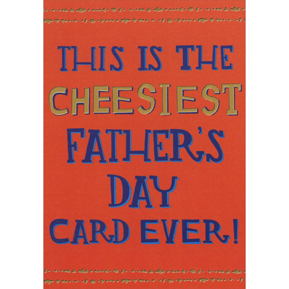 Designer Greetings Funny Father's Day Card, 3D Pop Out Humorous Greeting Card with Envelope (Blue, 5.25 in x 7.5 in) f741x