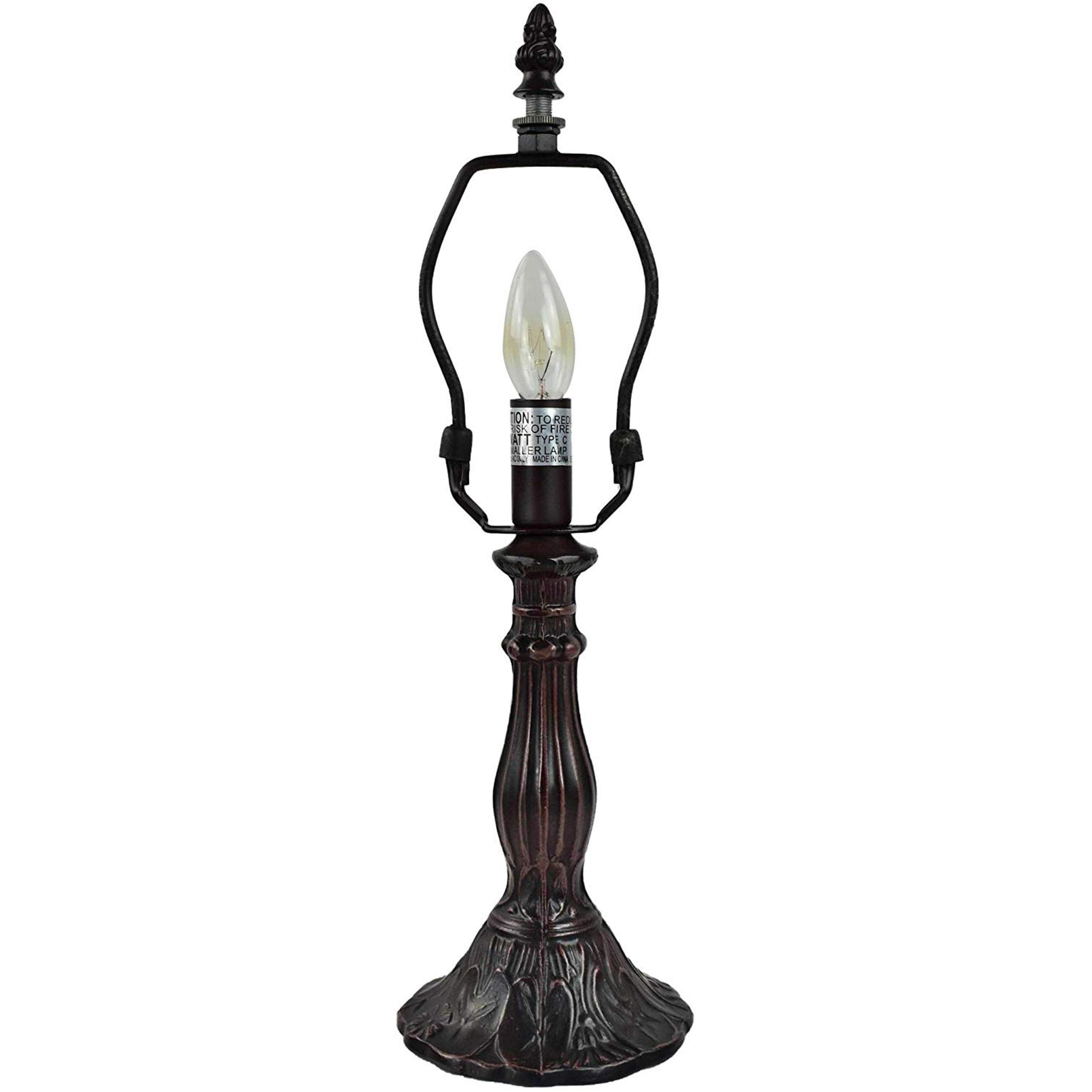 Amora Lighting Tiffany Style Butterflies Mini Table Lamp (Multicolor, 15 in) 9yewi - Image 4