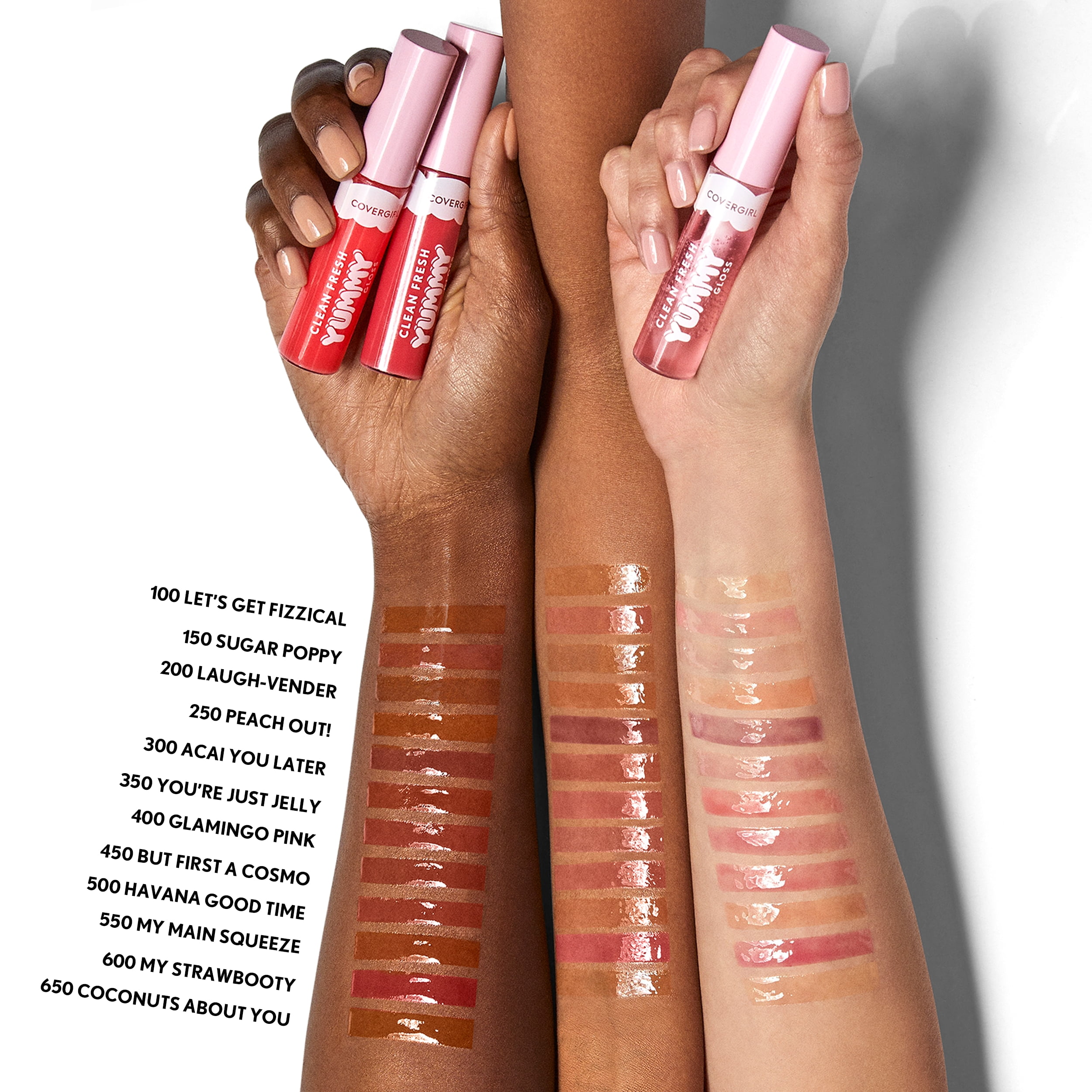 COVERGIRL Clean Fresh Yummy Lip Gloss, Hydrating Sheer Finish (But First a Cosmo, 0.33 fl oz) 7n2dh