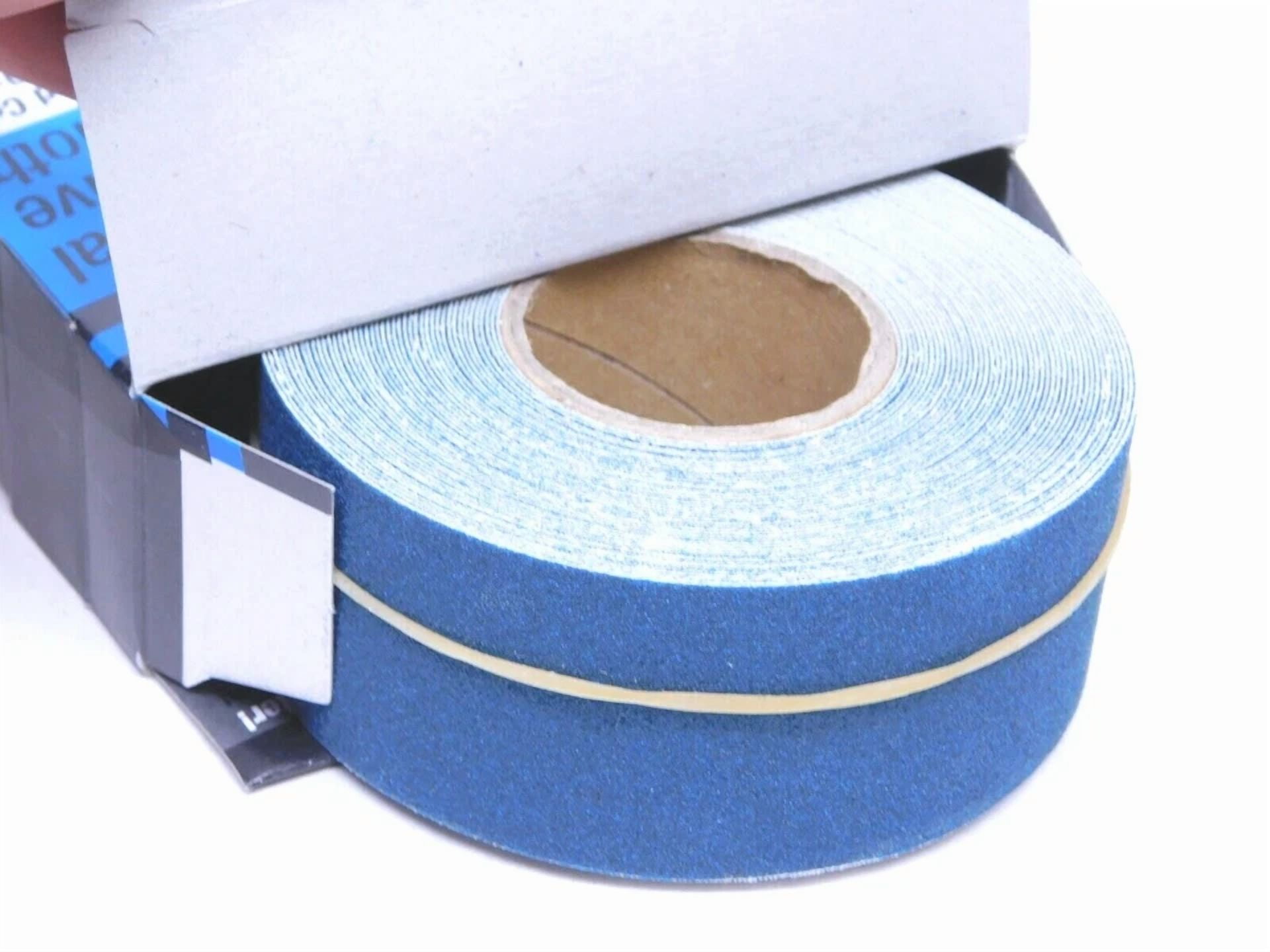 Knack Abrasive Cloth Sandpaper Roll, Flexible Waterproof Sanding Strip for Wood and Metal (120 Grit, 1.5 in x 360 in) udae1