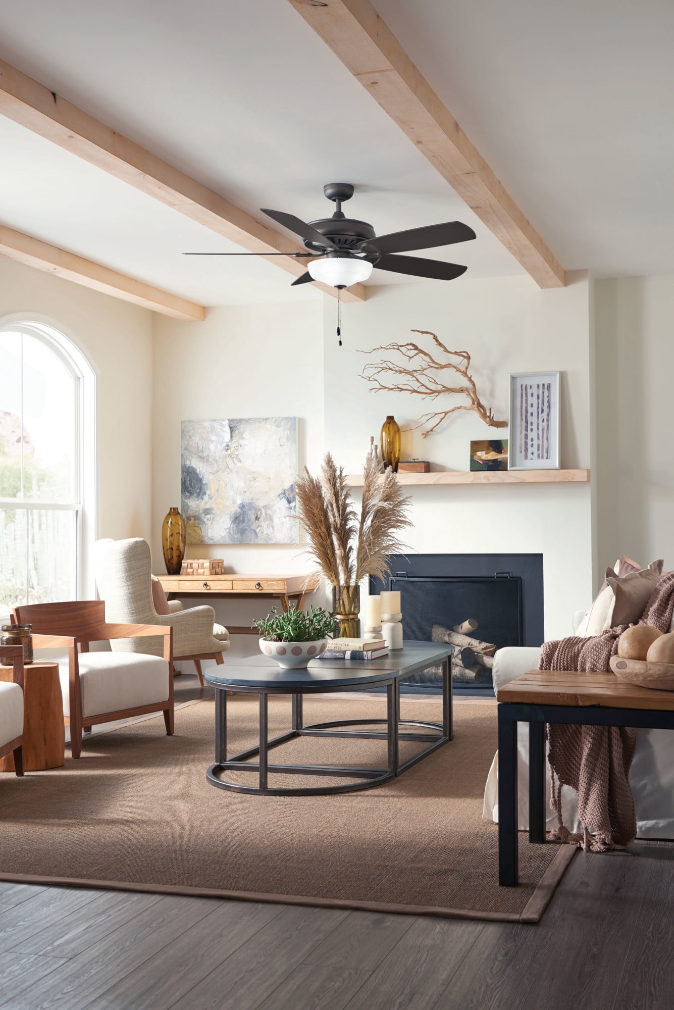 Hinkley Lighting Gladiator Illuminated Ceiling Fan (Metallic Matte Bronze, 60 in) 0i2kk