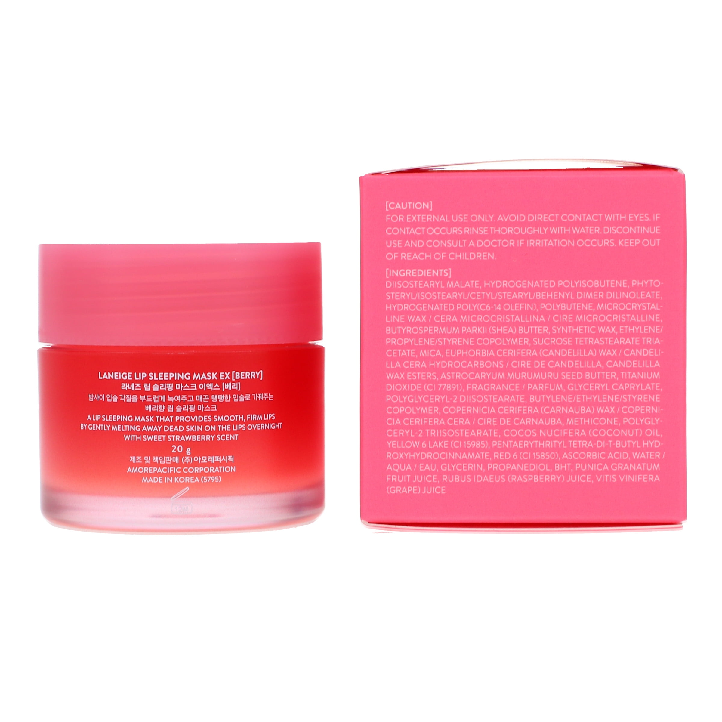 Laneige Lip Sleeping Mask Berry Intense Hydration Overnight Treatment (Pink, 0.7 oz) zx4fg